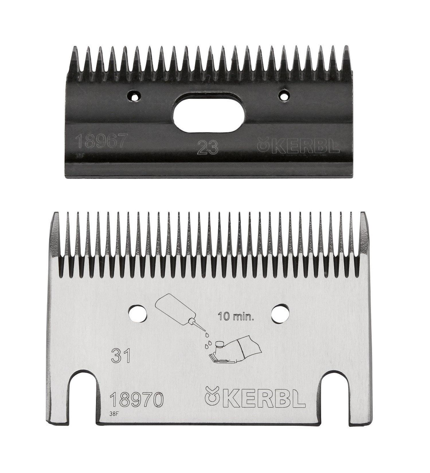 Kerbl 18962 Shearing blade set Kerbl Premium cattle / horse 31/23 teeth