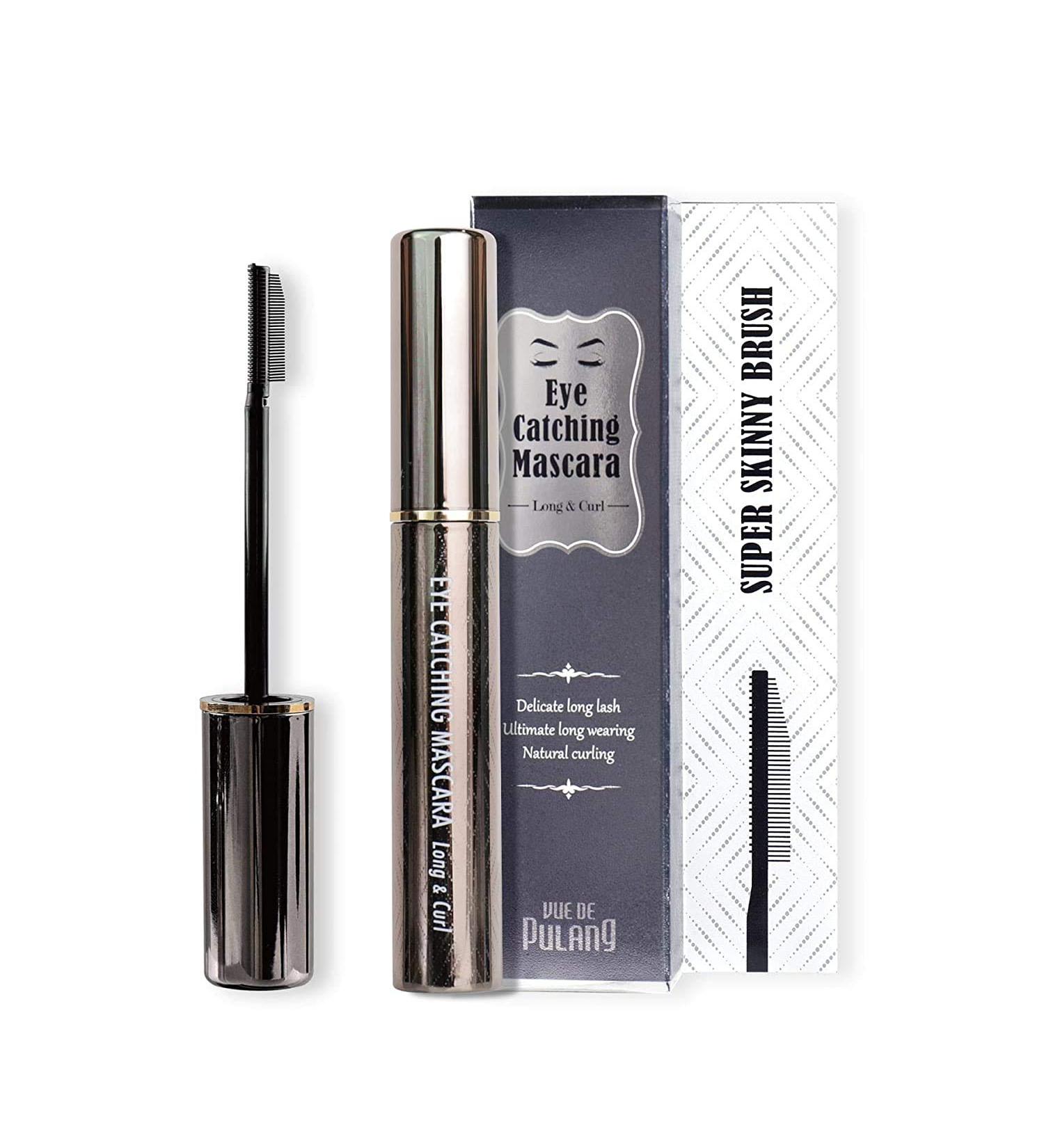 Korean Makeup Comb Mascara - Carbon Black for Dramatic Volume and Length | Waterproof, Nourishing Formula with Panthenol | Root-to-Tip Brush for Natural Eyelash Makeup - Buy Online on SooperMarket.com