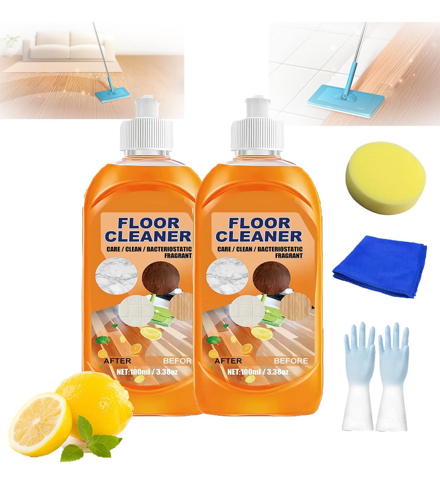 HOPASRISEE Multi-purpose Floor Cleaner Powerful Decontamination Floor Cleaner Hardwood Floor Cleaner Orange Multi Purpose Floor Cleaner for Wood Tile Floors Bathroom Kitchen Floor (2pcs) - Buy Online on SooperMarket.com