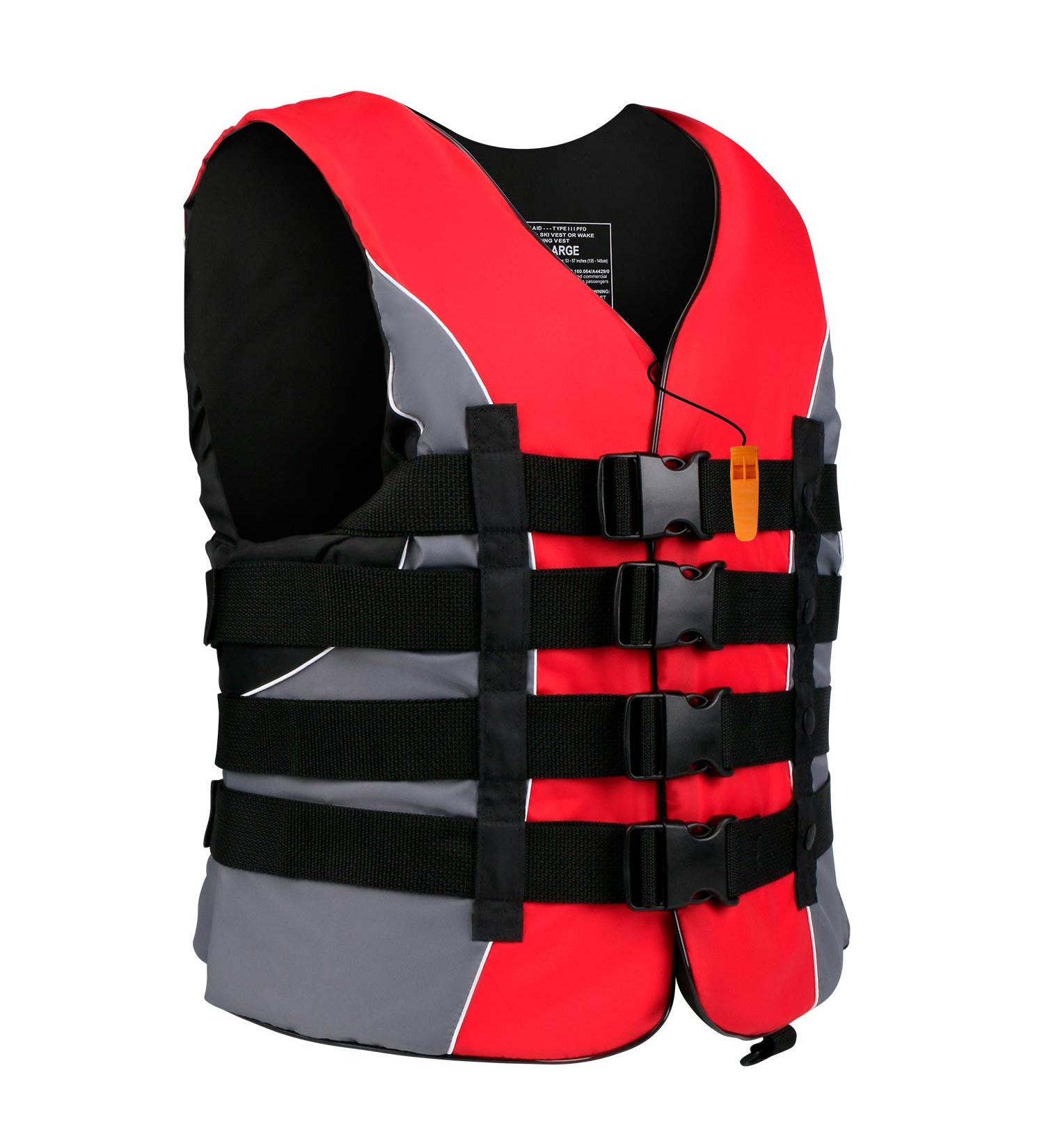 XGEAR Adult USCG Approved Red 4XL Water Sports Life Vest | Premium Quality Life Jacket - Buy Online on SooperMarket.com