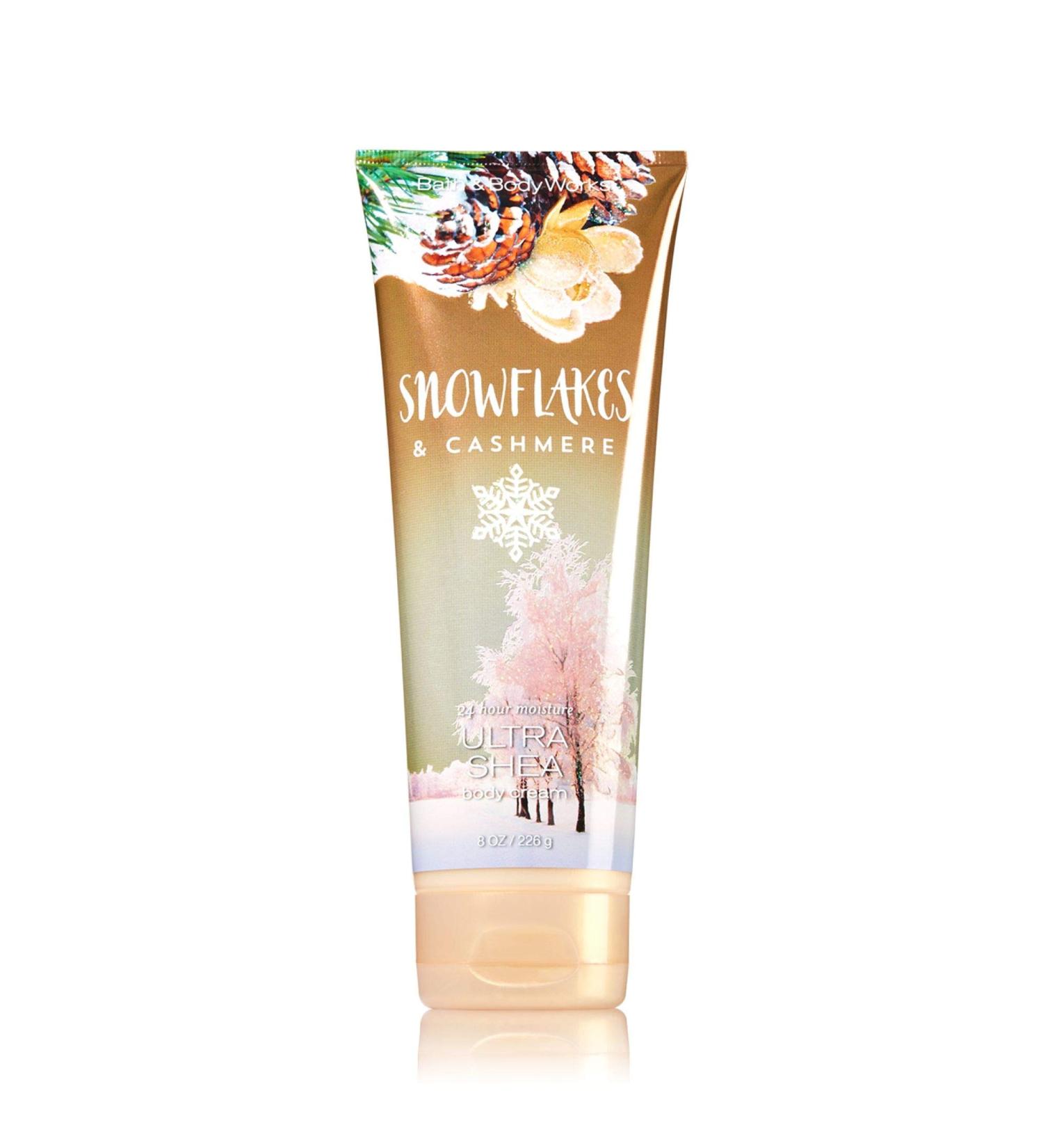Bath & Body Works Ultra Shea Cream Snowflakes & Cashmere