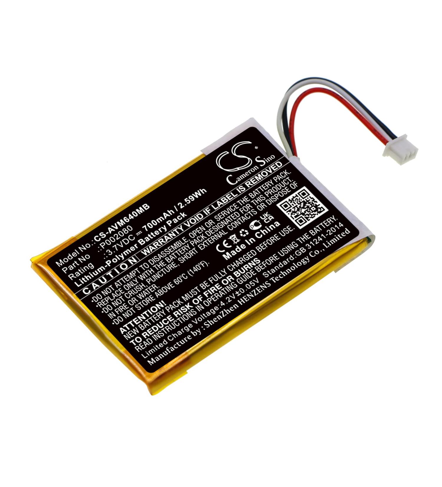 Buy DCH 700mAh Battery Replacement for Alecto DVM-64 P002080 - Fast International Shipping - Buy Online on SooperMarket.com