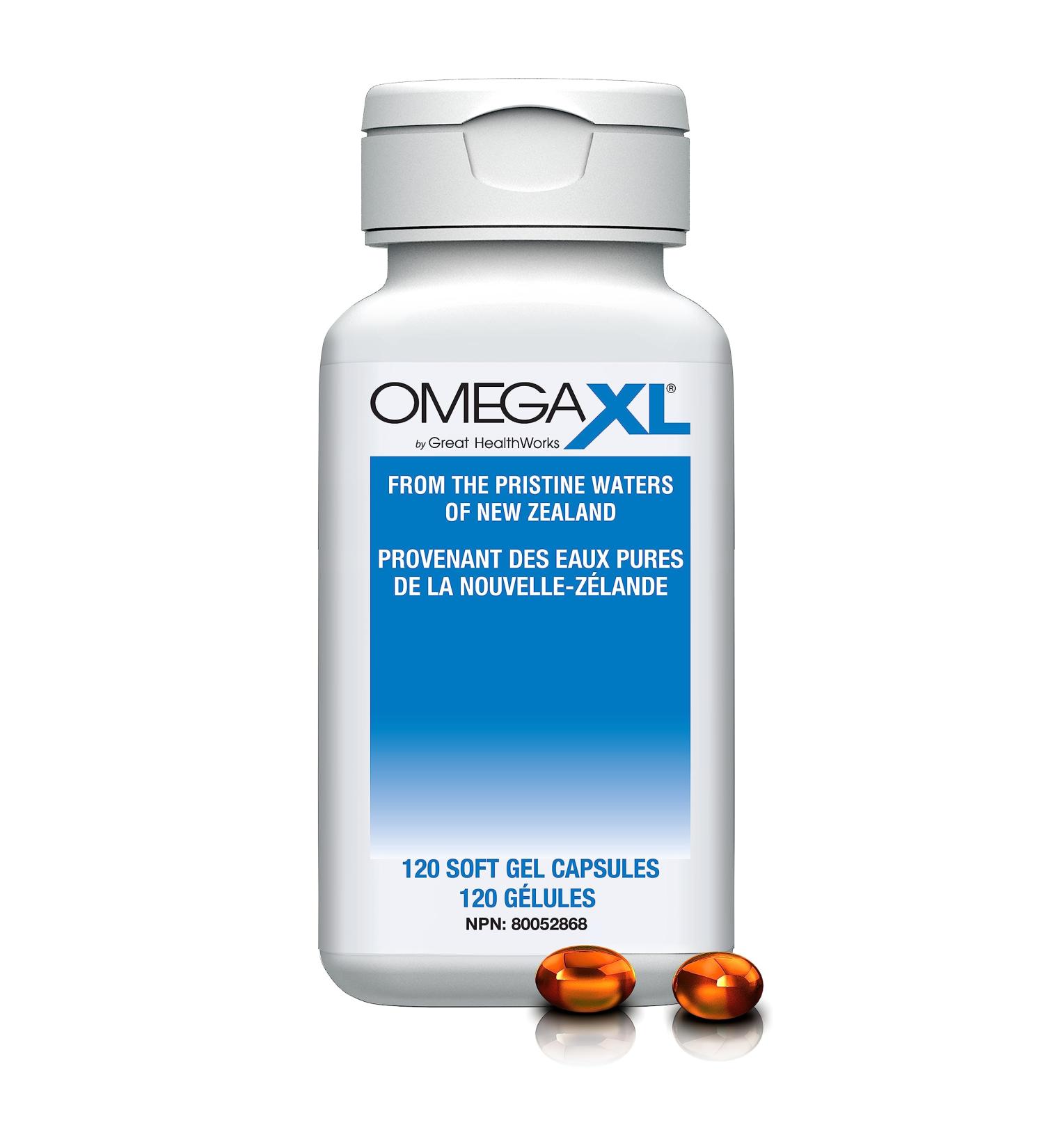 OmegaXL Joint Support Supplement - Natural Muscle Support Green Lipped Mussel Oil Soft Gel Pills Drug-Free 120 Count 120 count (Pack of 1) - Buy Online on SooperMarket.com