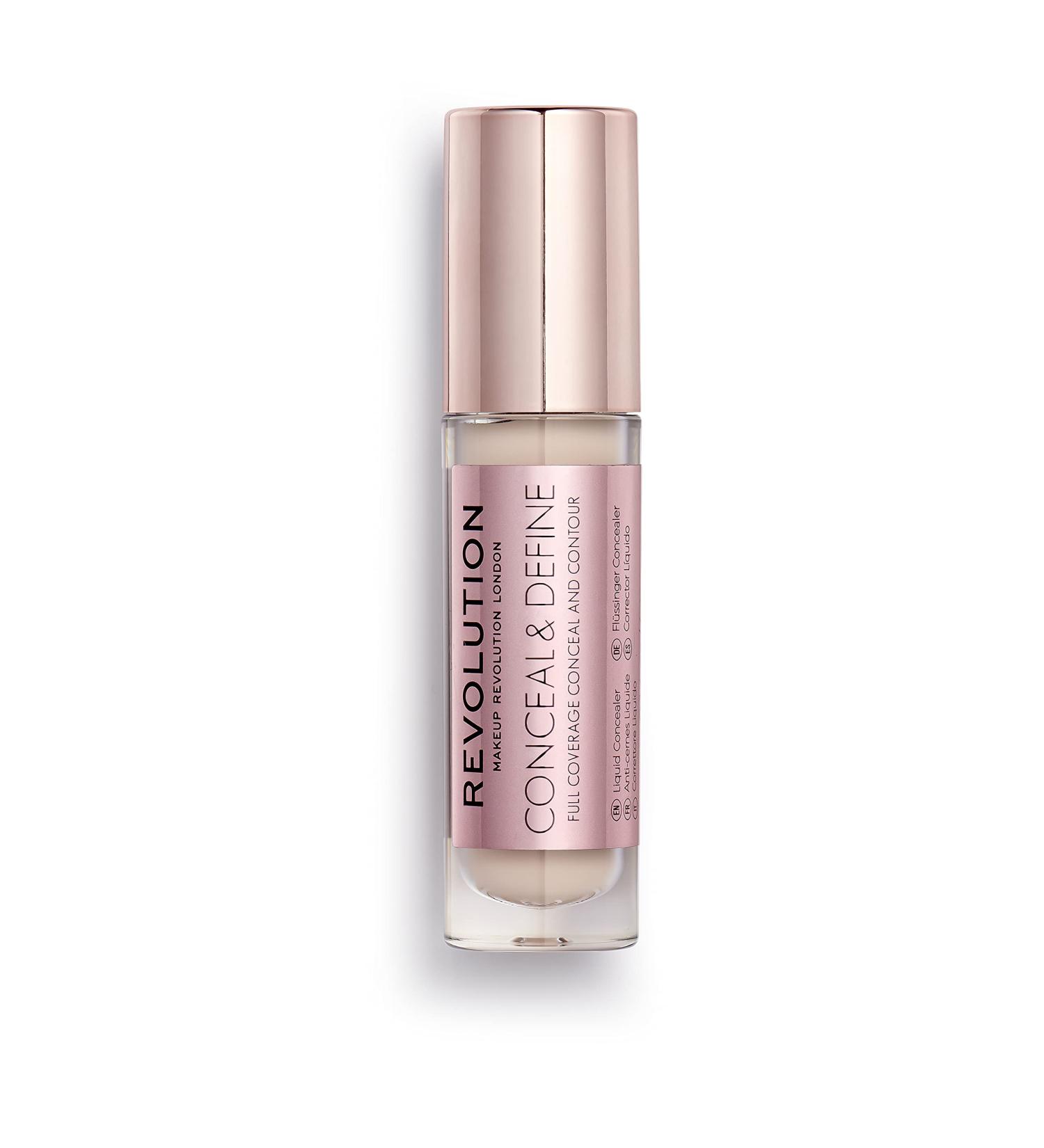 Buy Makeup Revolution Conceal & Define Concealer C0.5 - 4ml | International Shipping Available - Buy Online on SooperMarket.com