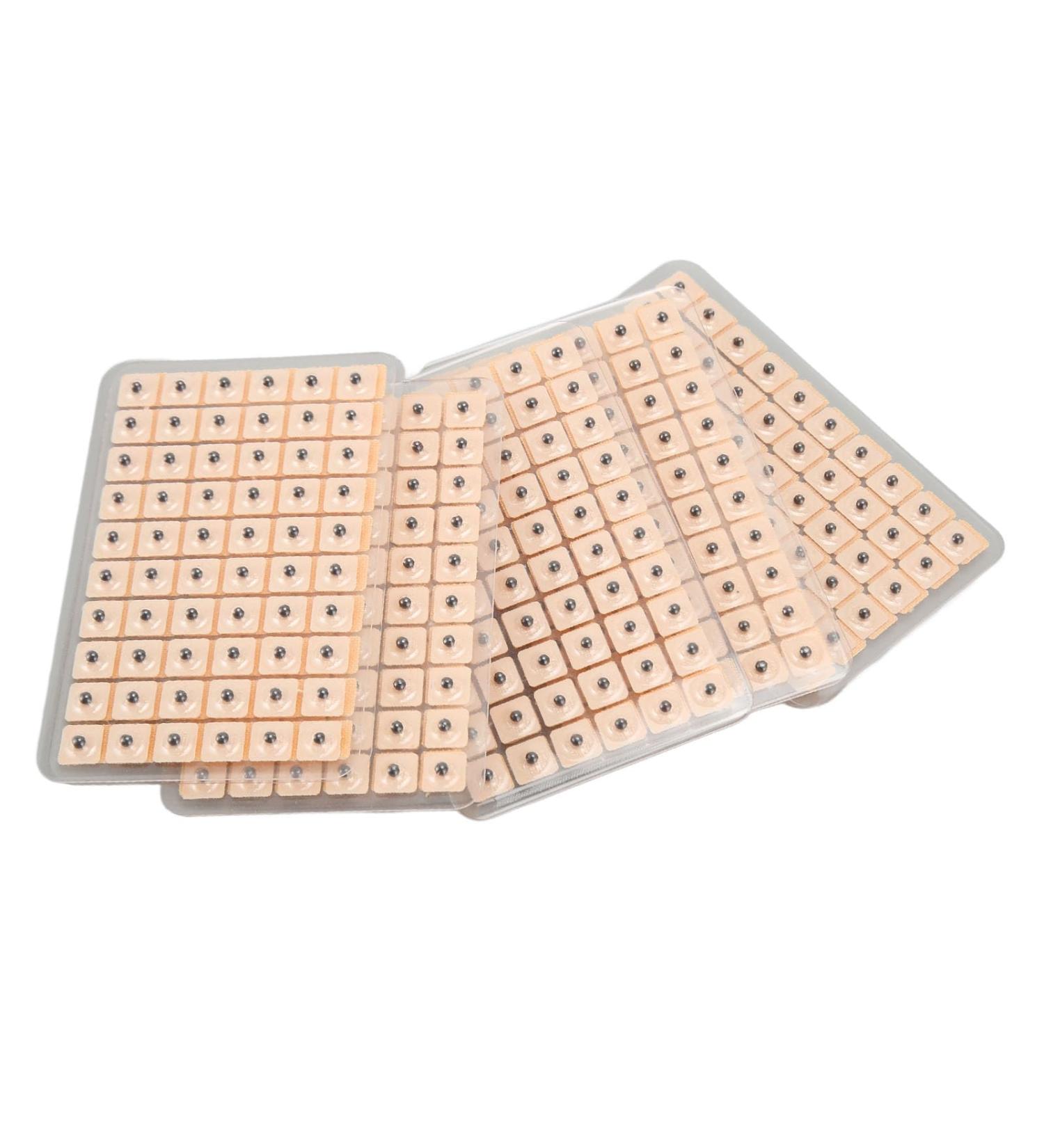 600 Pieces Acupressure Ear Massage Stones - Stimulate Circulate & Relieve with Non-Invasive Ear Therapy - Buy Online on SooperMarket.com