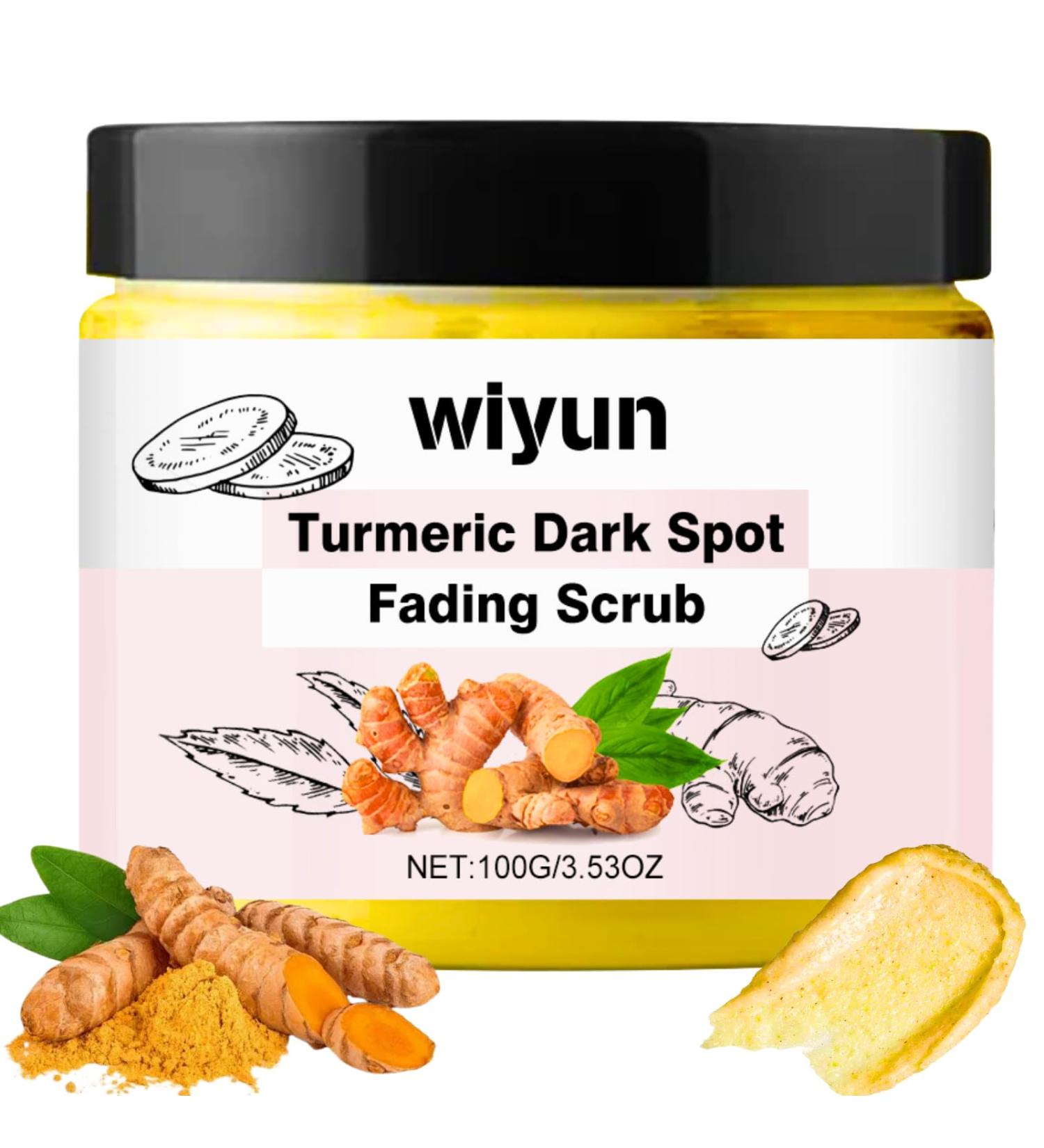 Turmeric Scrub Dark Spot Fading Turmeric Exfoliating Body Scrub Facial Peeling Brightening Exfoliating Scrubs Facial Scrub Exfoliator Natural Deep Cleansing Body Scrub Exfoliator Body Skin Care - Buy Online on SooperMarket.com