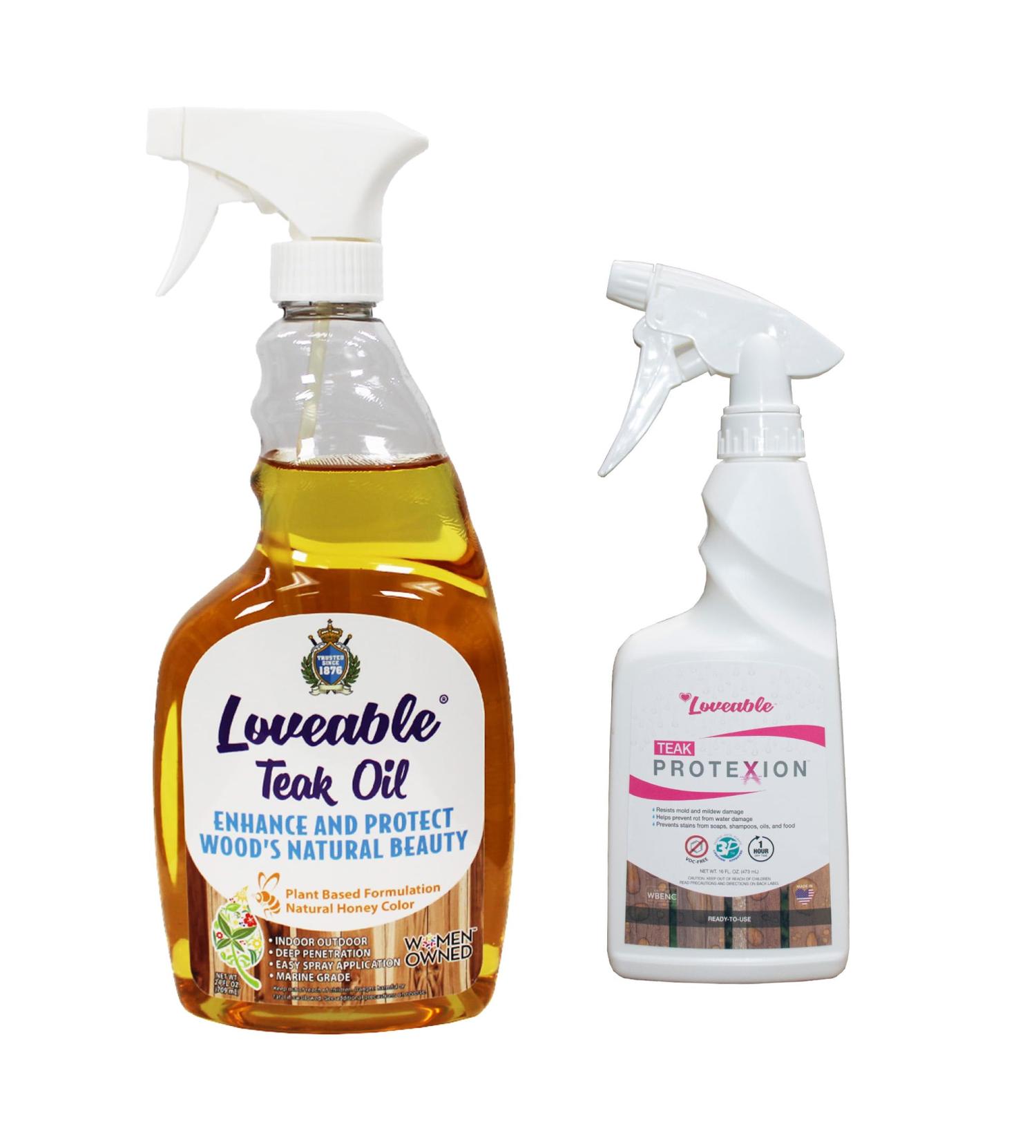 EcoDecors Teak Oil & Restorer 24 oz - Protect & Enhance Outdoor Furniture Teak Sealer Cleaner & Stain for Long Lasting Shine - Buy Online on SooperMarket.com