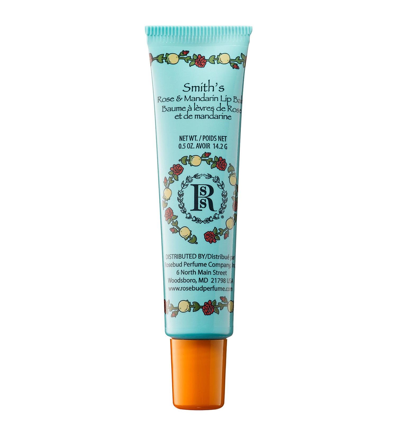 Rosebud Perfume Co. 1678663 Mandarin and Rose Lip Balm Tube 0.5 oz