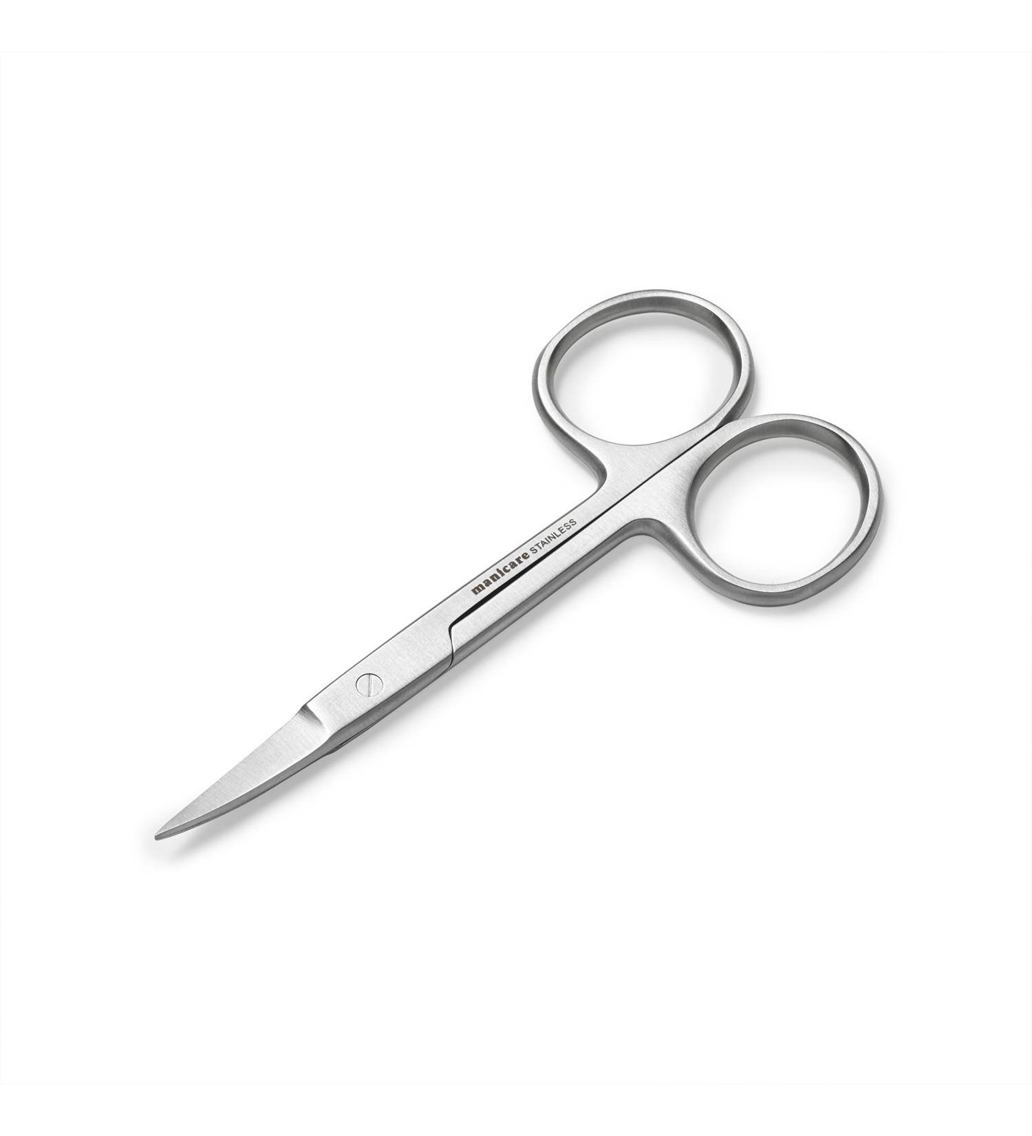 Manicare Cuticle Scissors - Precision Curved Blades, Surgical Grade Stainless Steel for Home and Professional Cuticle Trimming in Manicure and Pedicure - Buy Online on SooperMarket.com