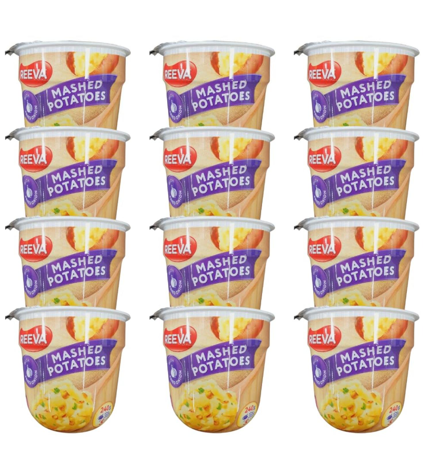 Instant Mashed Potatoes Pots Halal Certified Mashed Potato Pot 40g | FabFinds Mug (12 Pack Fried Onion) Fried Onion 12 Pack - Buy Online on SooperMarket.com