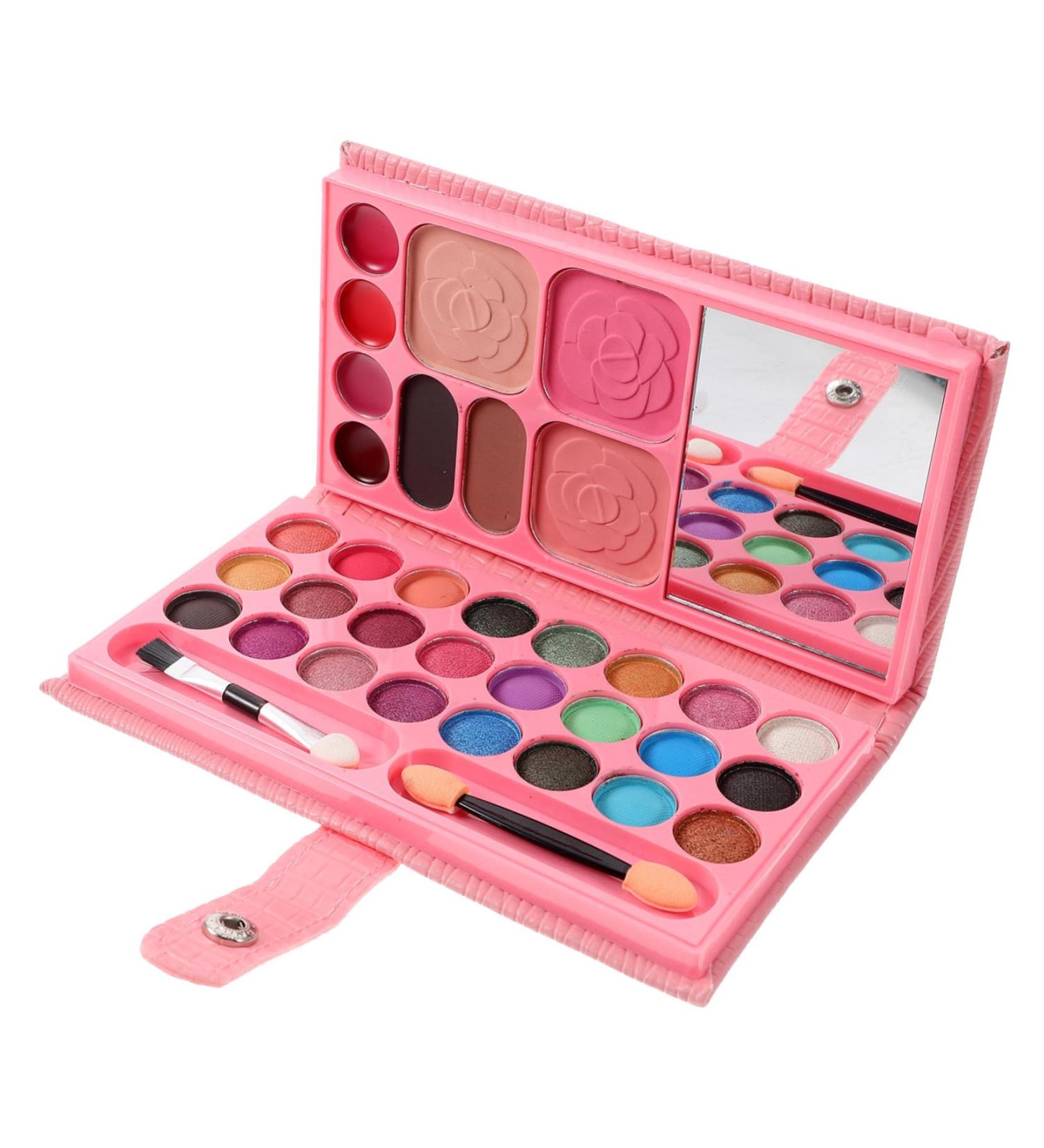 Angoily 33 Makeup Palette Eyeshadow Pink Makeup Matte Blush Kids Eye Shadow Girl Child Blush Palette - Buy Online on SooperMarket.com