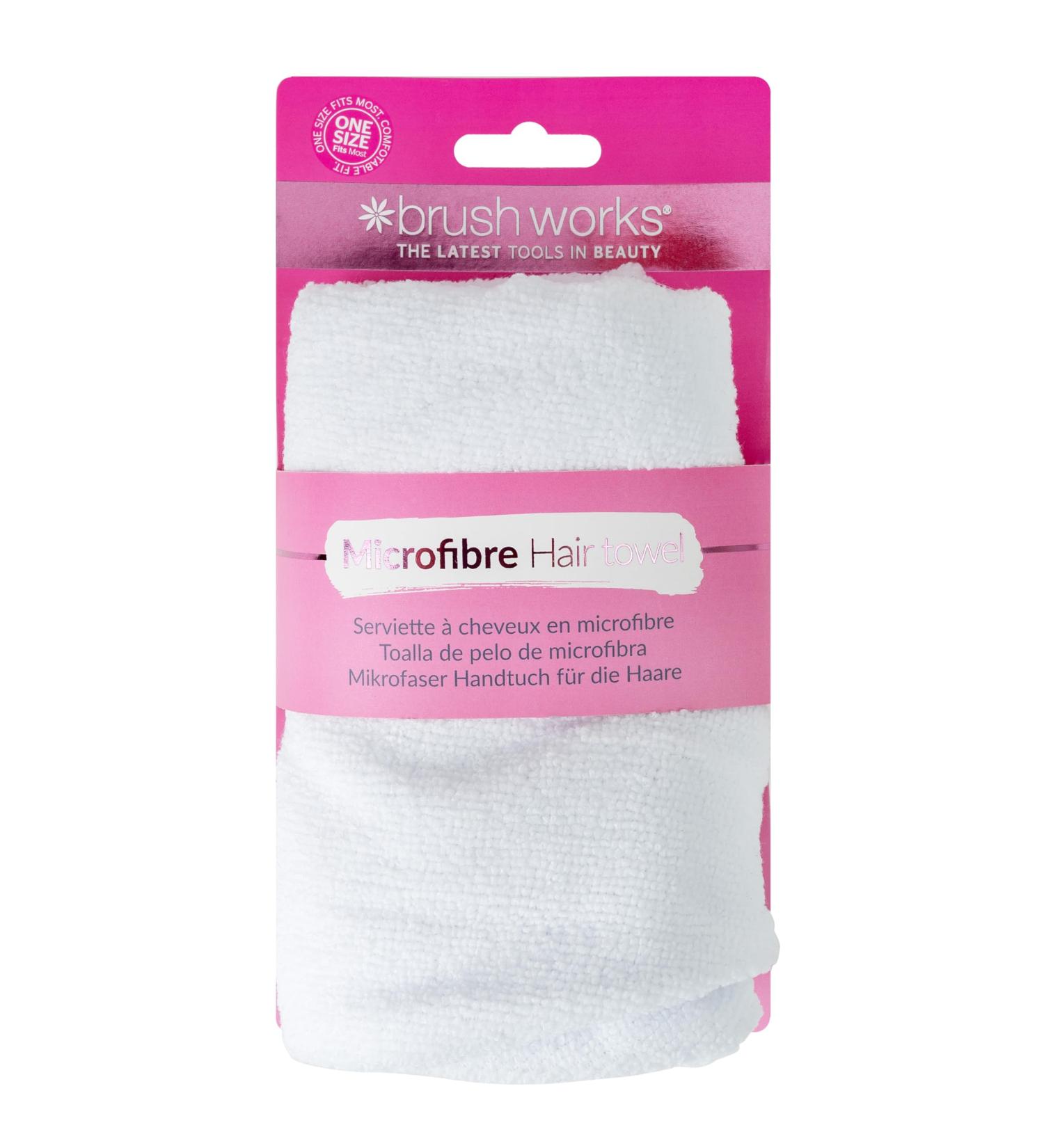 Brushworks Microfibre Hair Towel - Quick Drying Hair Wrap for Frizz-Free Hair - Buy Online on SooperMarket.com