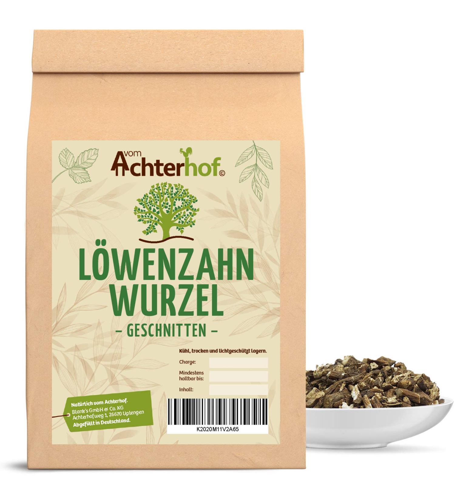 250g Dandelion Root Tea - Dried & Cut Herbal Tea for Wellness | International Shipping - Buy Online on SooperMarket.com