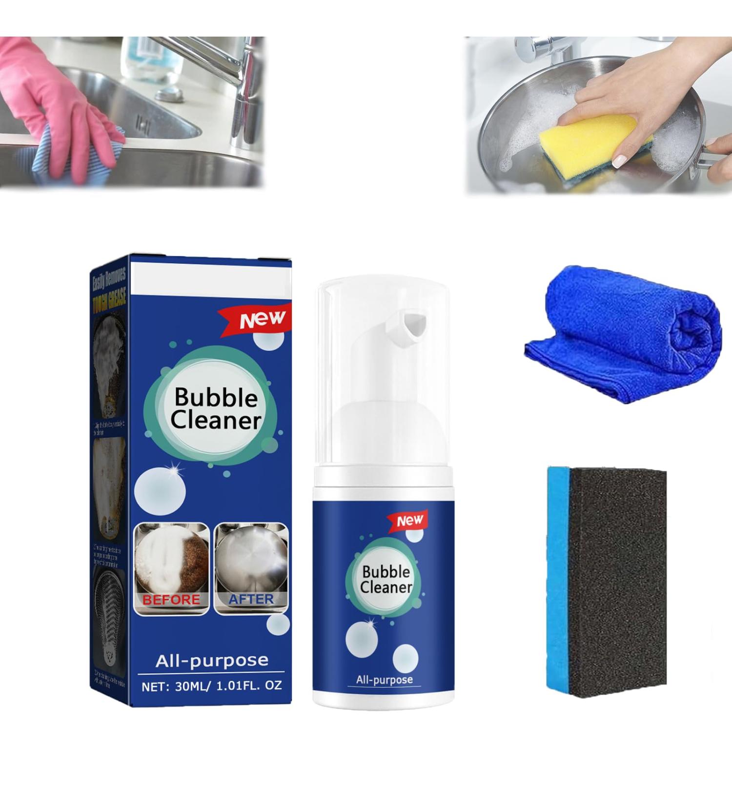 Acssart Foam Cleaner Acssart Cleaner acssart foam cleaner bathroom Kitchen Heavy Oil Stain Foaming Cleaner Bubble Cleaner Foam Spray Bathroom All Purpose Rinse Free Cleaner Spray (1 30ML) - Buy Online on SooperMarket.com