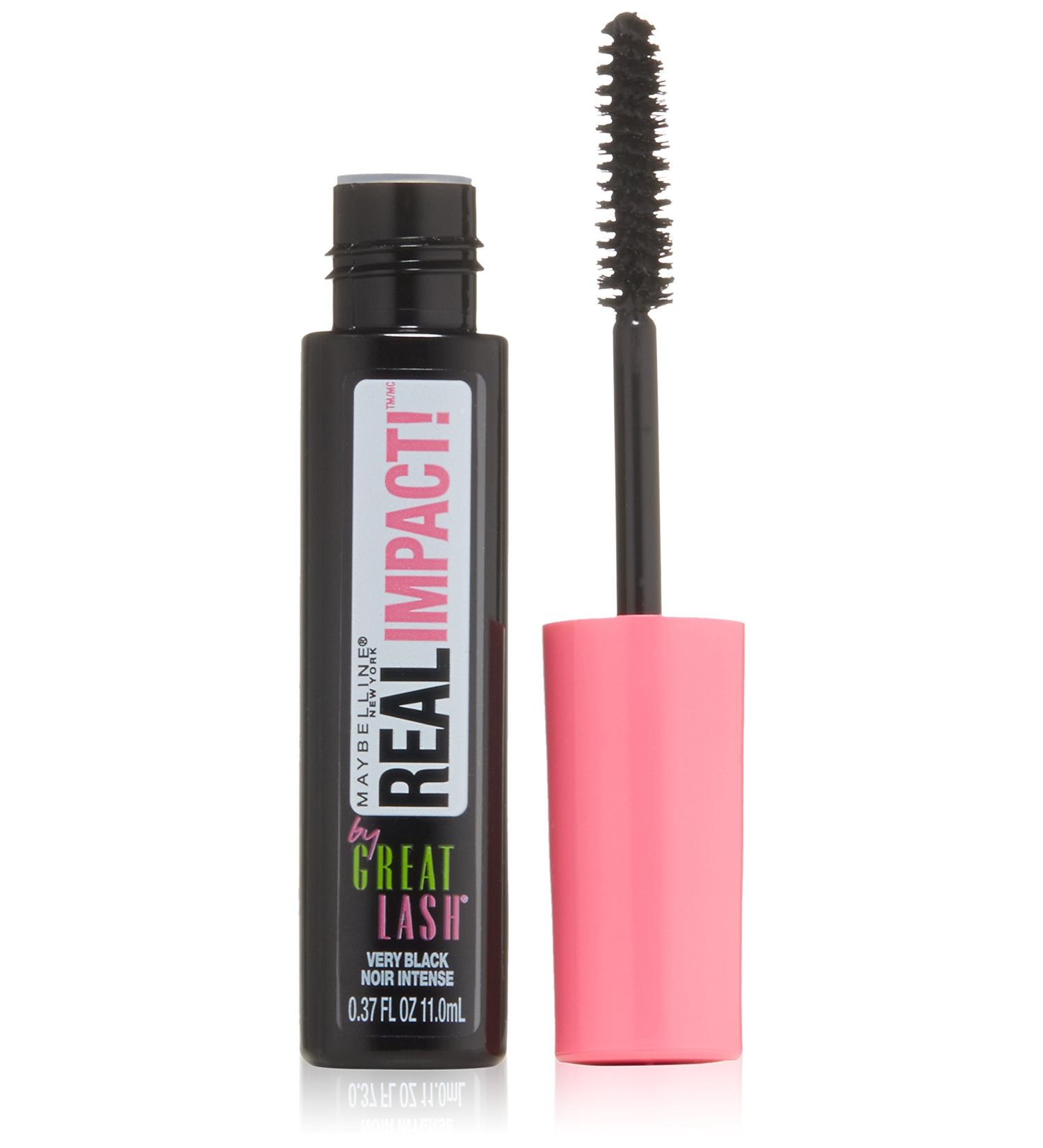 Maybelline Great Lash Real Impact Mascara Very Black 0.37 oz - Washable Formula - Buy Online on SooperMarket.com