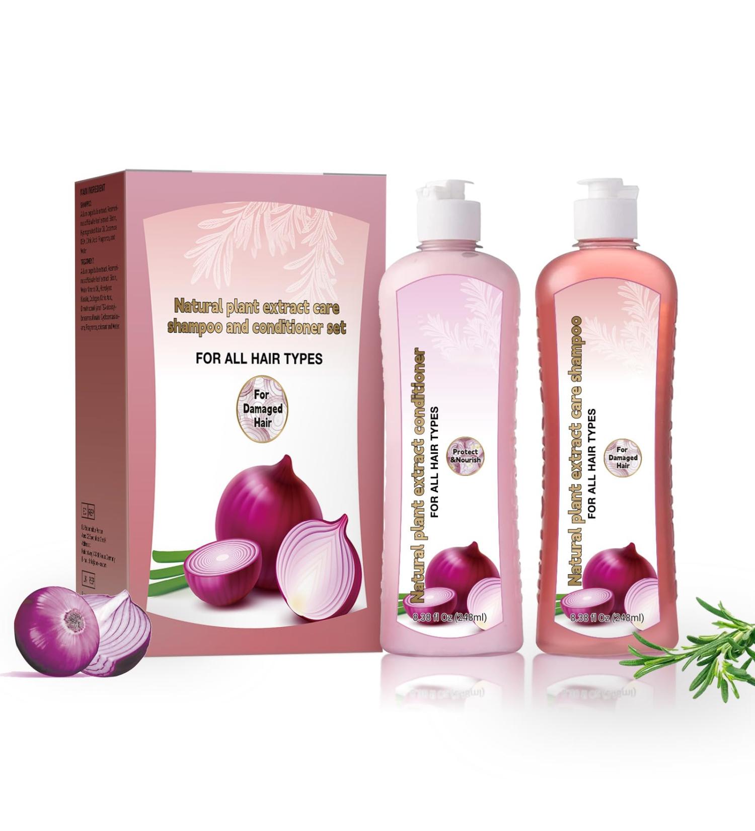 Onion & Rosemary Shampoo for Hair Growth | Biotin Anti Hair Loss Shampoo 16.76 fl oz - Buy Online on SooperMarket.com