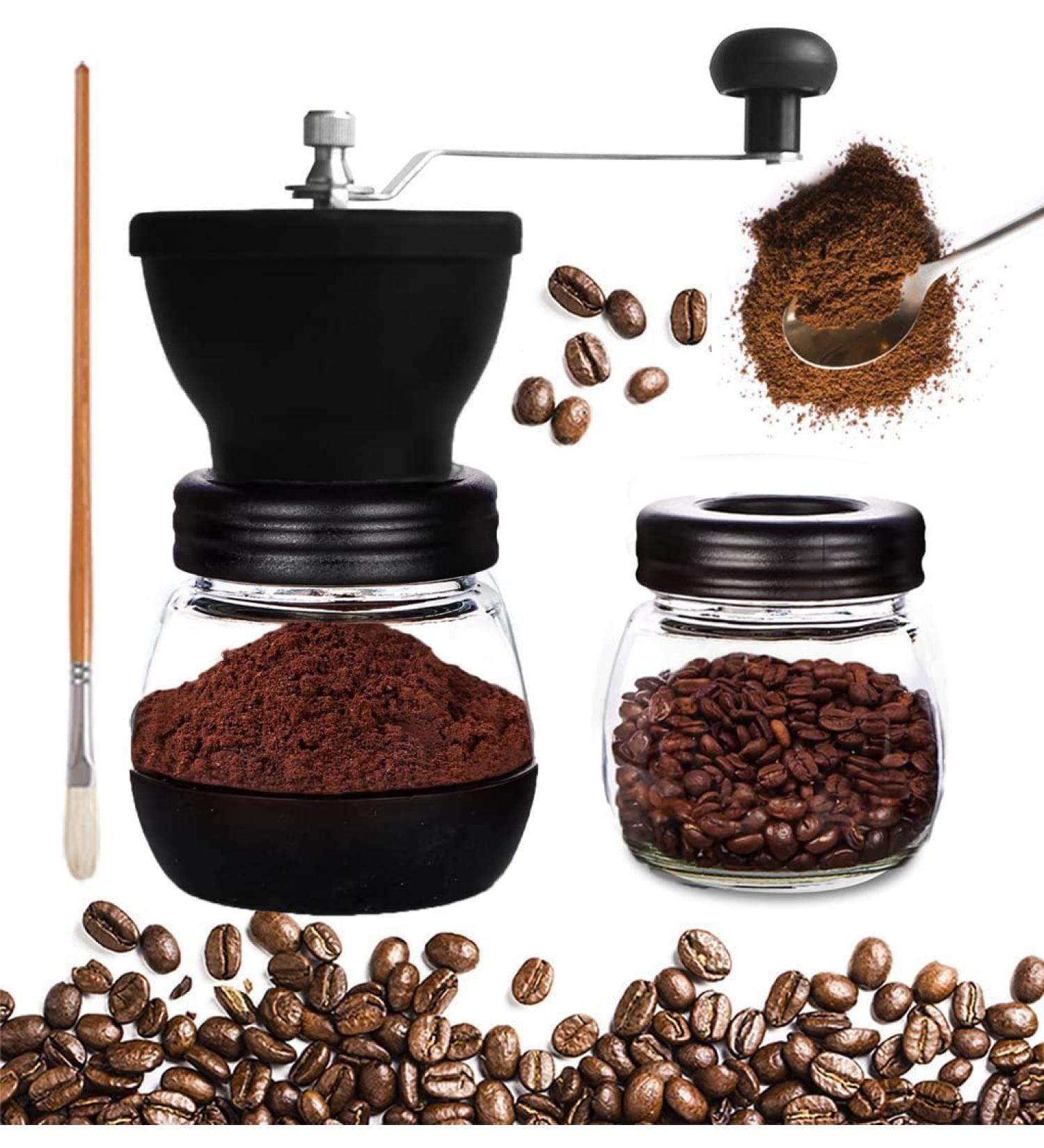 Coffee Bean Grinder - Japanese Style Hand Coffee Grinder Set - by Mixpresso Coffee - Buy Online on SooperMarket.com