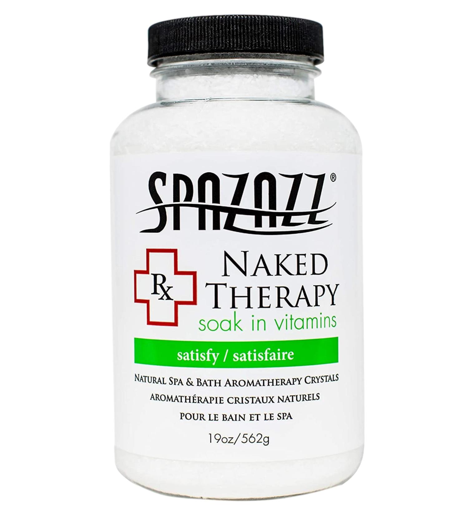 Spazazz Aromatherapy Spa and Bath Crystals - Naked Therapy 19oz