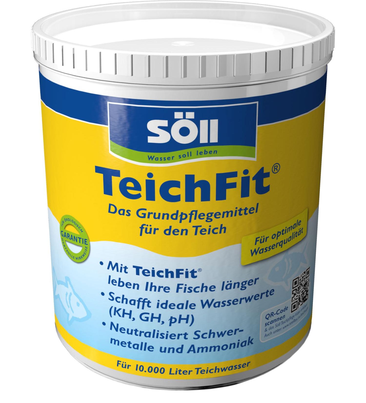 S ll 81794 Teichfit 1 kg - Year-Round Pond Water Stabilizer for Garden & Koi Ponds | Basic Care Products for Healthy Aquatic Ecosystems - Buy Online on SooperMarket.com