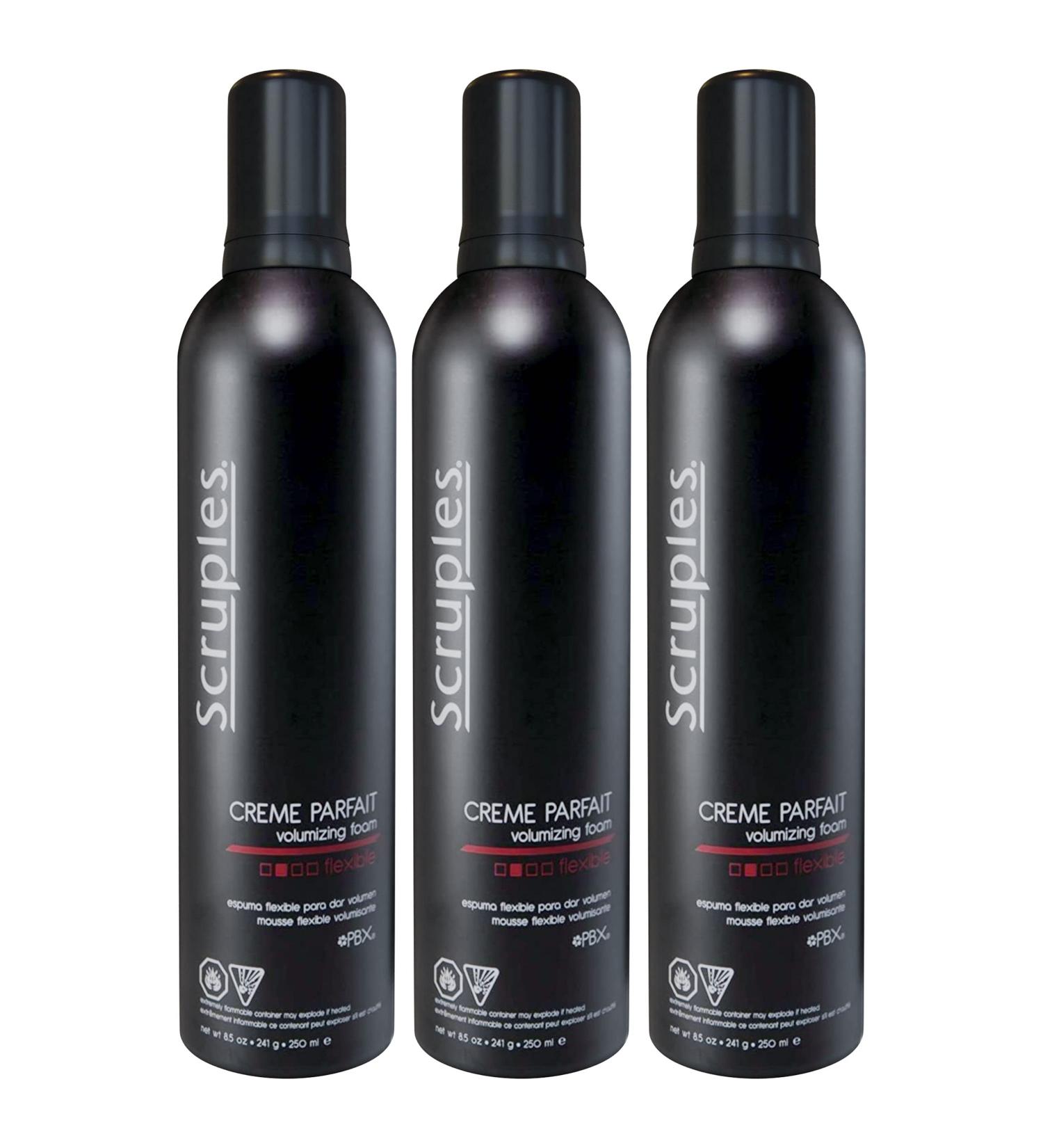 Scruples Creme Parfait Volumizing Foam 8.5 fl oz - Pack of 3 | Alcohol-Free Hair Thickening Mousse for Men & Women | Lightweight Styling for Fine, Thin Hair - Buy Online on SooperMarket.com