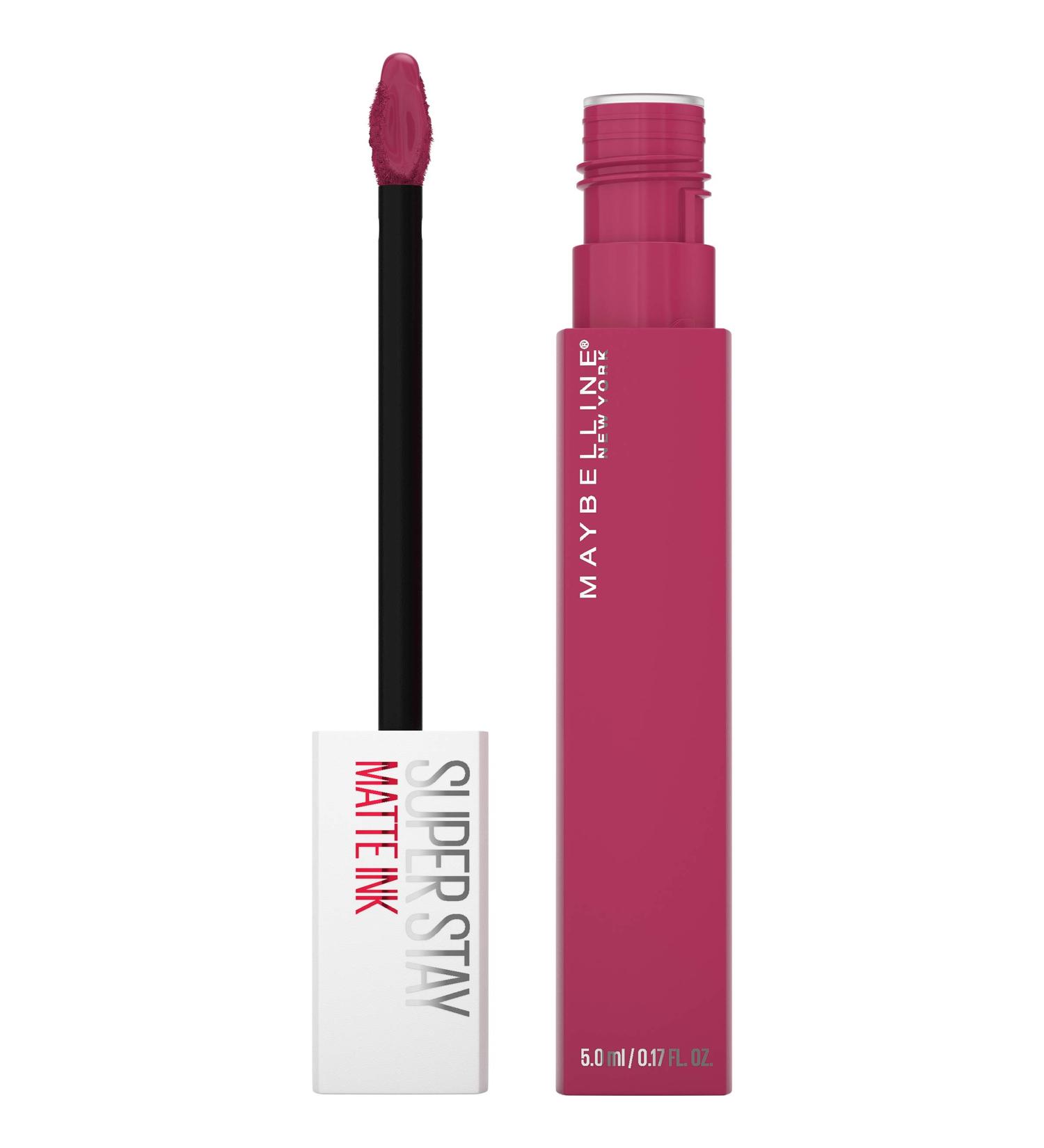Maybelline Super Stay Matte Ink Liquid Lipstick in Pathfinder Berry Pink - 16H Wear - 0.17 Fl Oz - Buy Online on SooperMarket.com