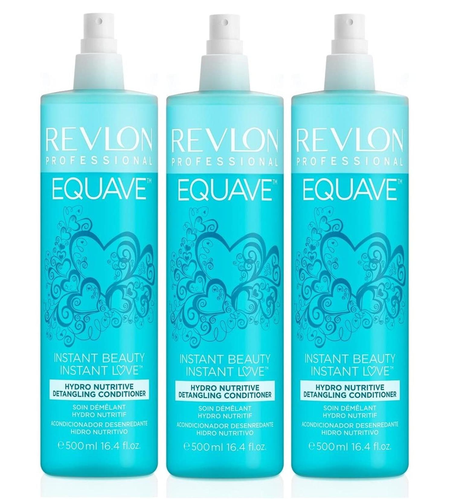 REVLON PROFESSIONAL Equave Instant Beauty Instant Love Hydro Detangling Conditioner 3 x 500ml 500 ml (pack of 3)