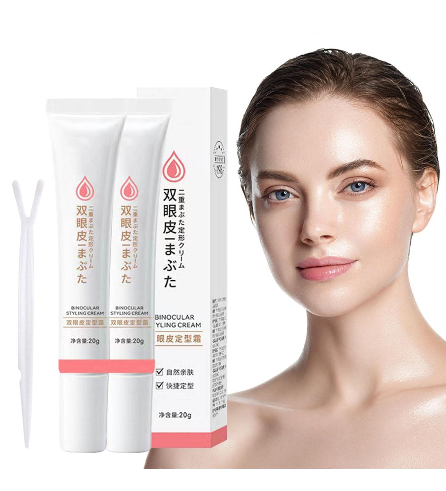 Double Eyelid Double Eyelid Shaping Cream Double Eyelid Styling Cream Long Lasting Invisible Double Eyelid Shaping Styling Cream Waterproof 2 Pieces - Buy Online on SooperMarket.com