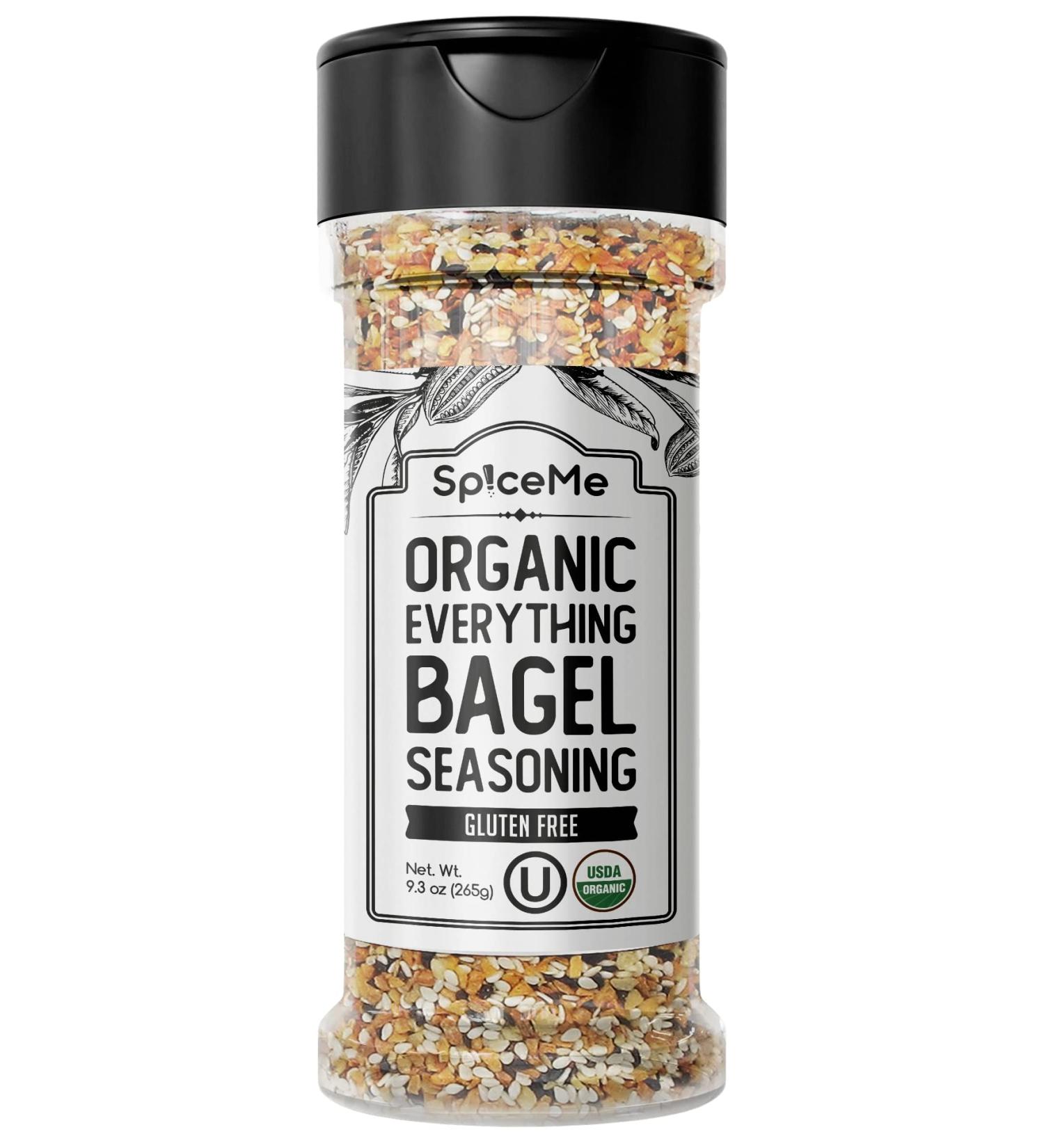 Organic Everything Bagel Seasoning 9.3 oz - Zero Calories | Premium Blend for Flavorful Dishes - Buy Online on SooperMarket.com
