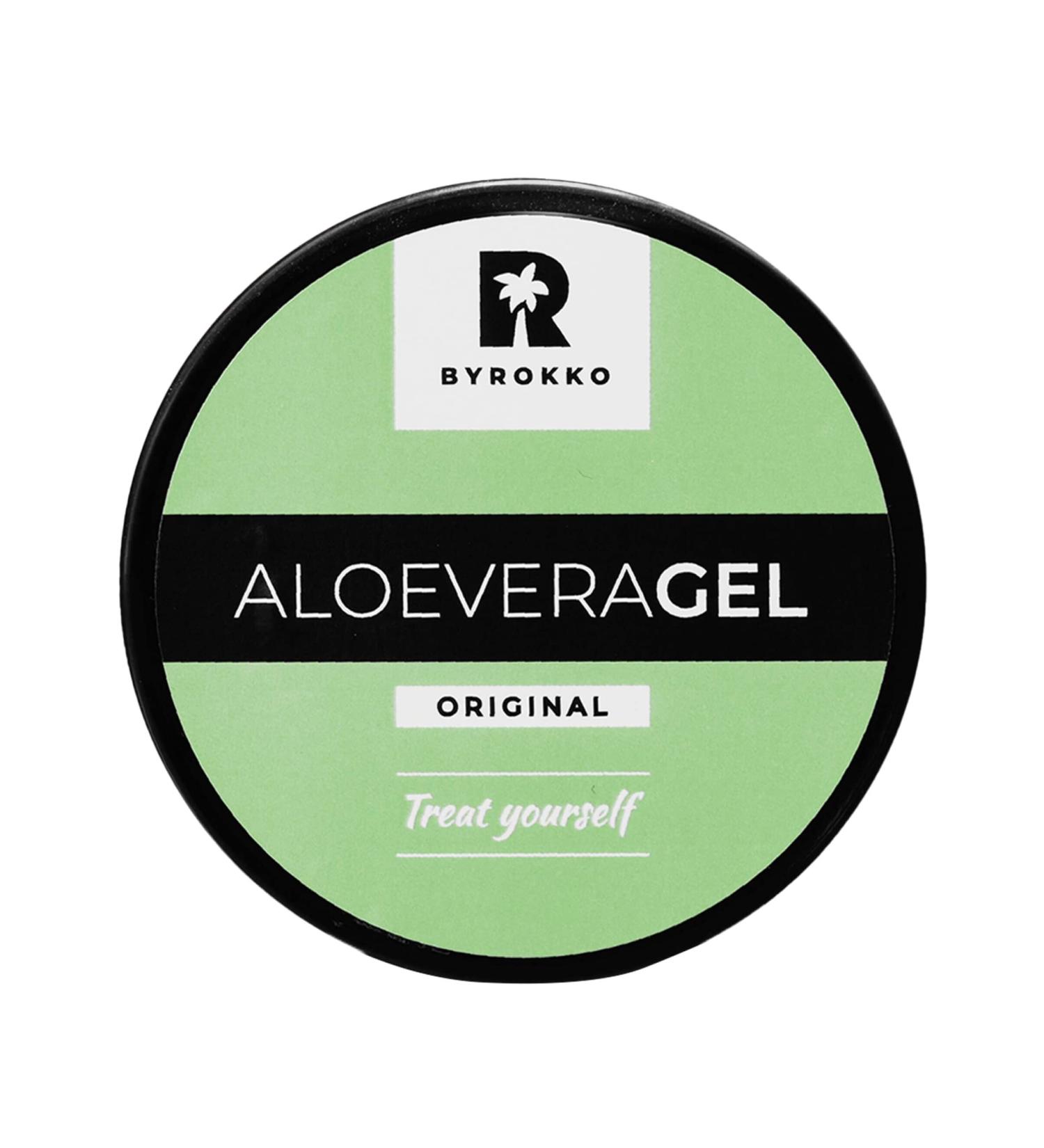 BYROKKO Aloe Vera Gel (215ml) - Fast-Absorbing After-Tanning Cooling Gel for Hydrated and Regenerated Skin - Buy Online on SooperMarket.com