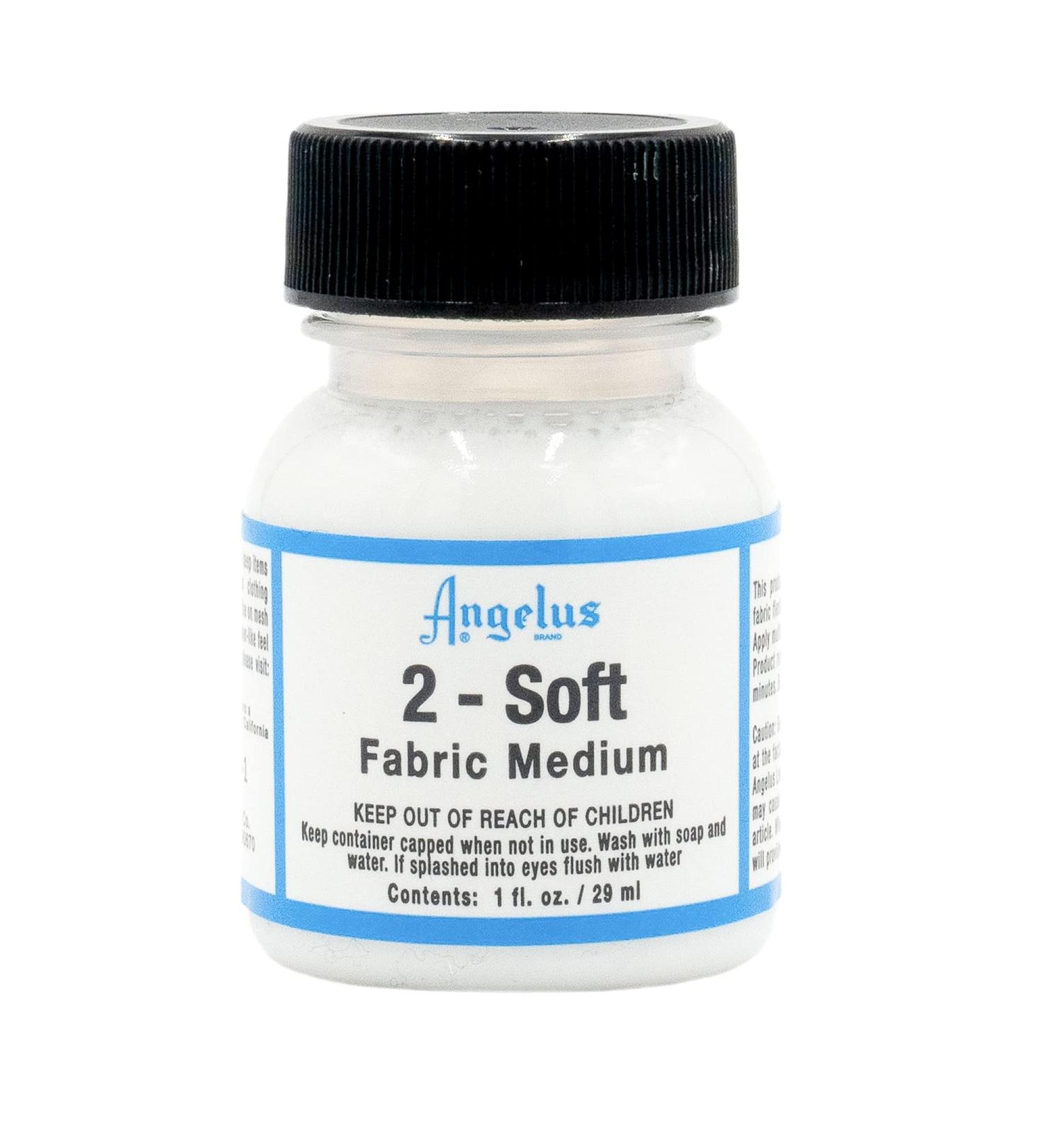 Angelus 2-Soft Fabric Medium 1 oz - Clear for Fabric Painting - Buy Online on SooperMarket.com
