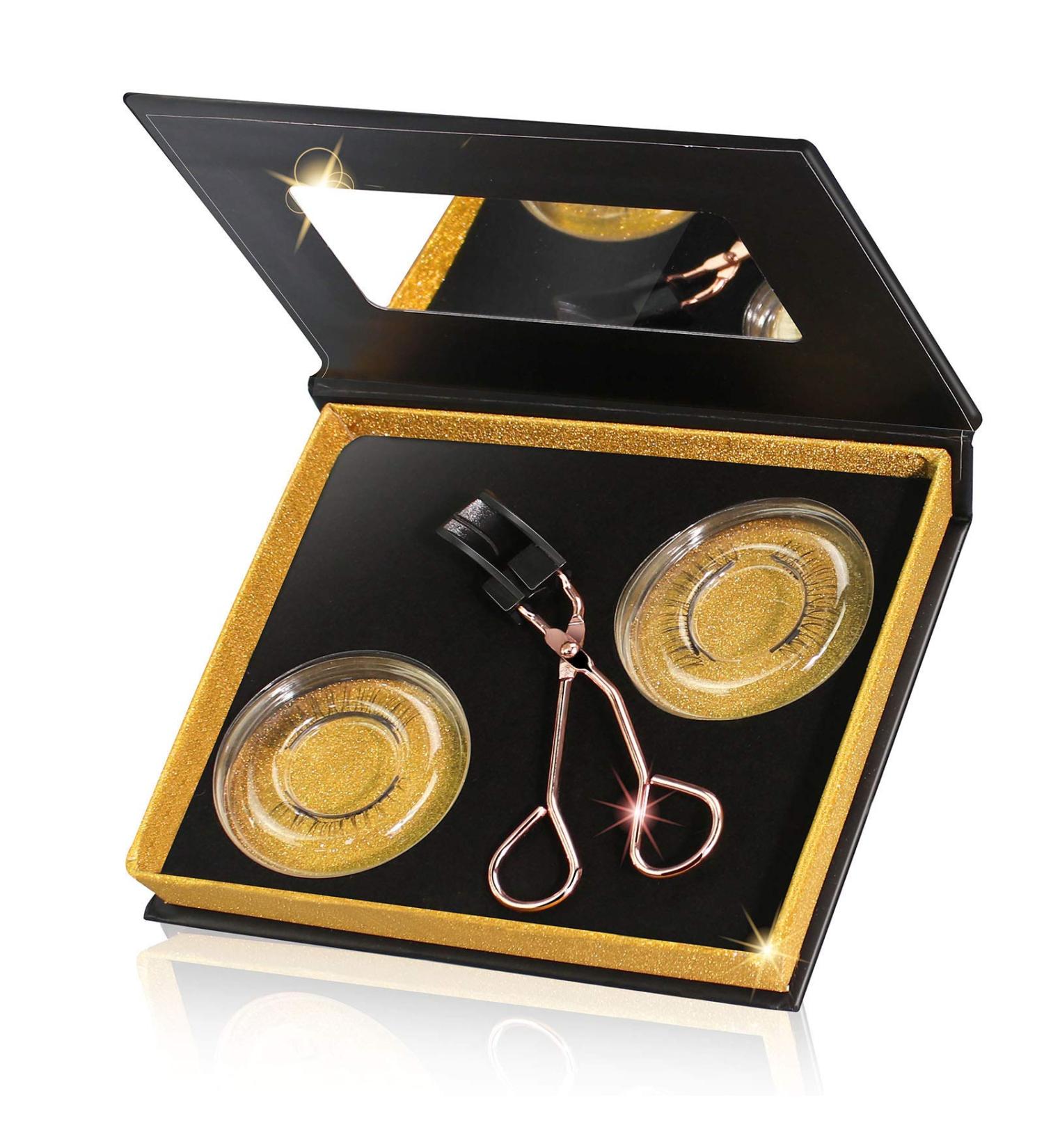 Magnetic Eyelashes Kit with Glue-Free Magnetic Eyelash Clip - 3-Piece Set - Buy Online on SooperMarket.com