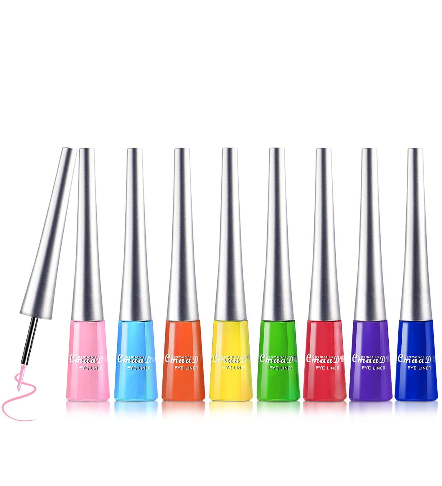 Matte Liquid Eyeliner Set - 8 Colors, Long Lasting, Waterproof, High Pigmented Eye Liner Pen for Women & Girls - 8 PCS - Buy Online on SooperMarket.com