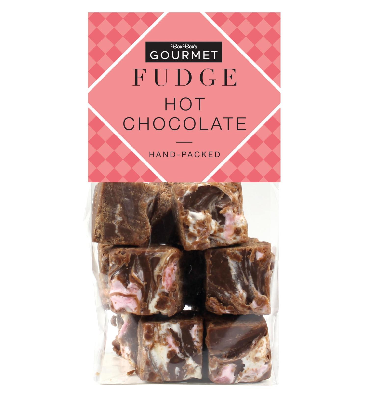 Bon Bon's Gourmet - Hot Chocolate Fudge Bag Handmade British Fudge 150g
