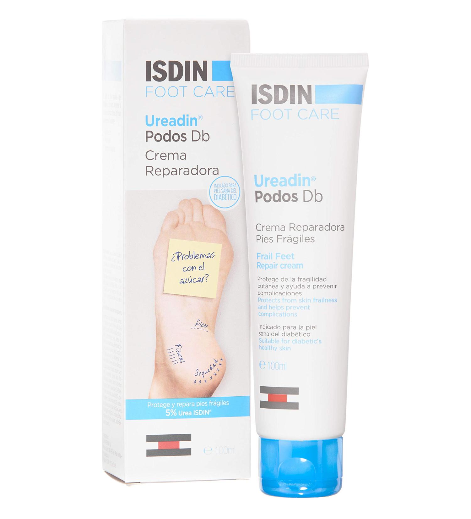 ISDIN Ureadin Podos DB Cream - Protect & Repair Diabetic Feet | 100ml - International Shipping Available - Buy Online on SooperMarket.com