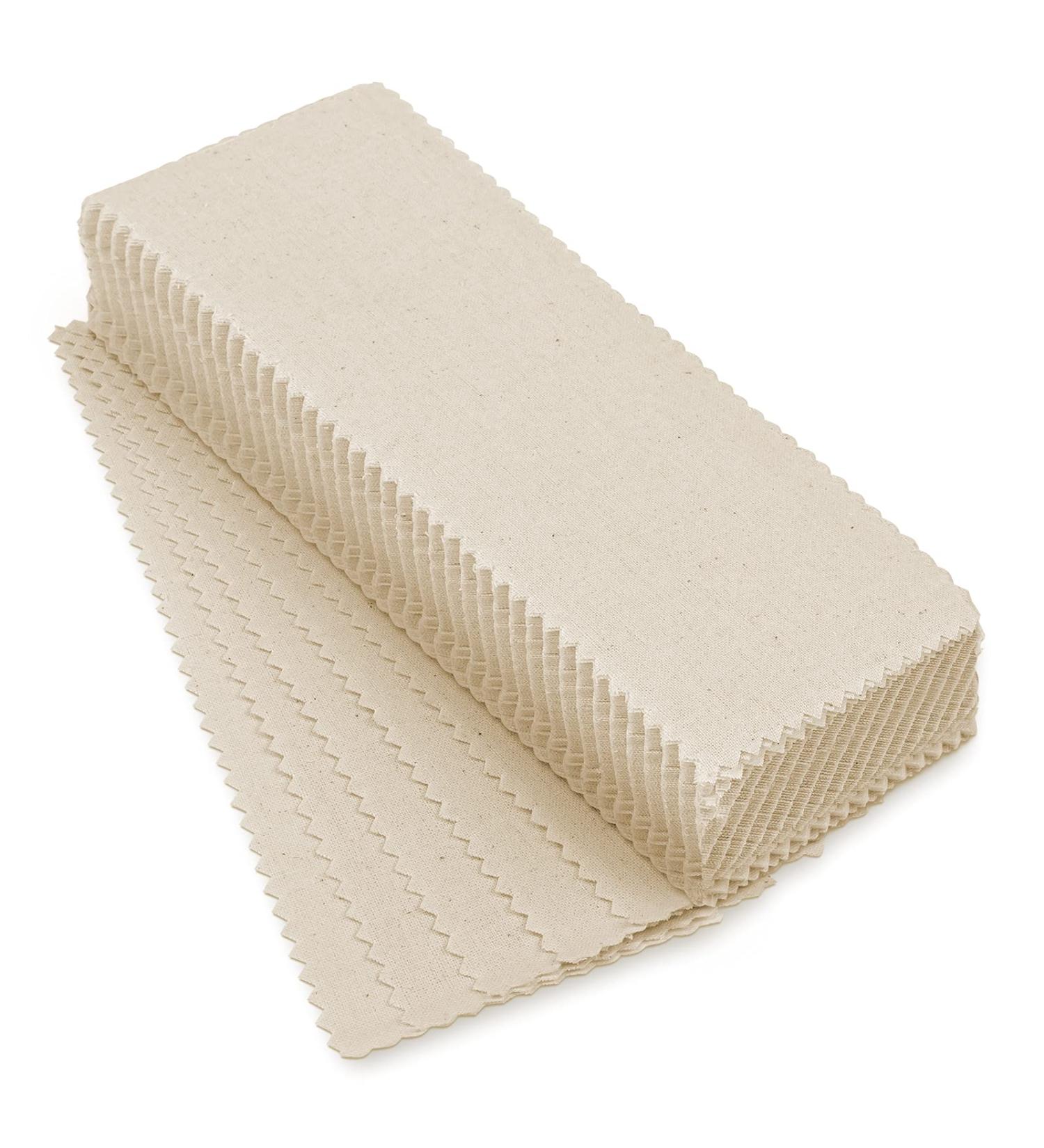 Whaline Natural Muslin Wax Strips - 100 Pre-Cut Cotton Strips for Body & Facial Hair Removal - Large Waxing Strips for Women & Men - Arms, Legs - 2.8 x 7.9 Inch - Buy Online on SooperMarket.com