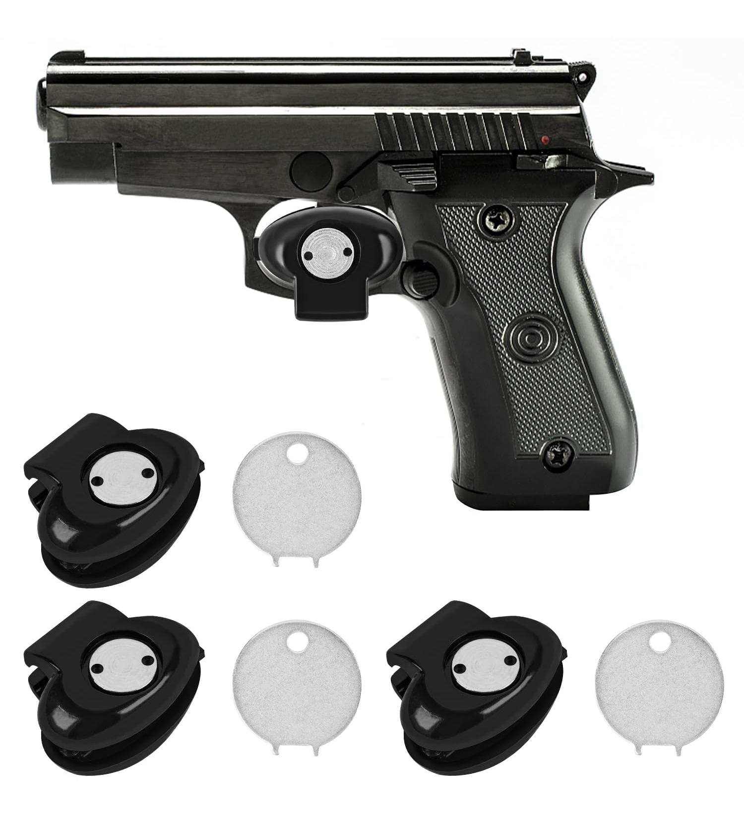 HONESECUR Gun Padlocks Black - Durable & Reliable Safety Solutions for Firearms | Shop Internationally - Buy Online on SooperMarket.com
