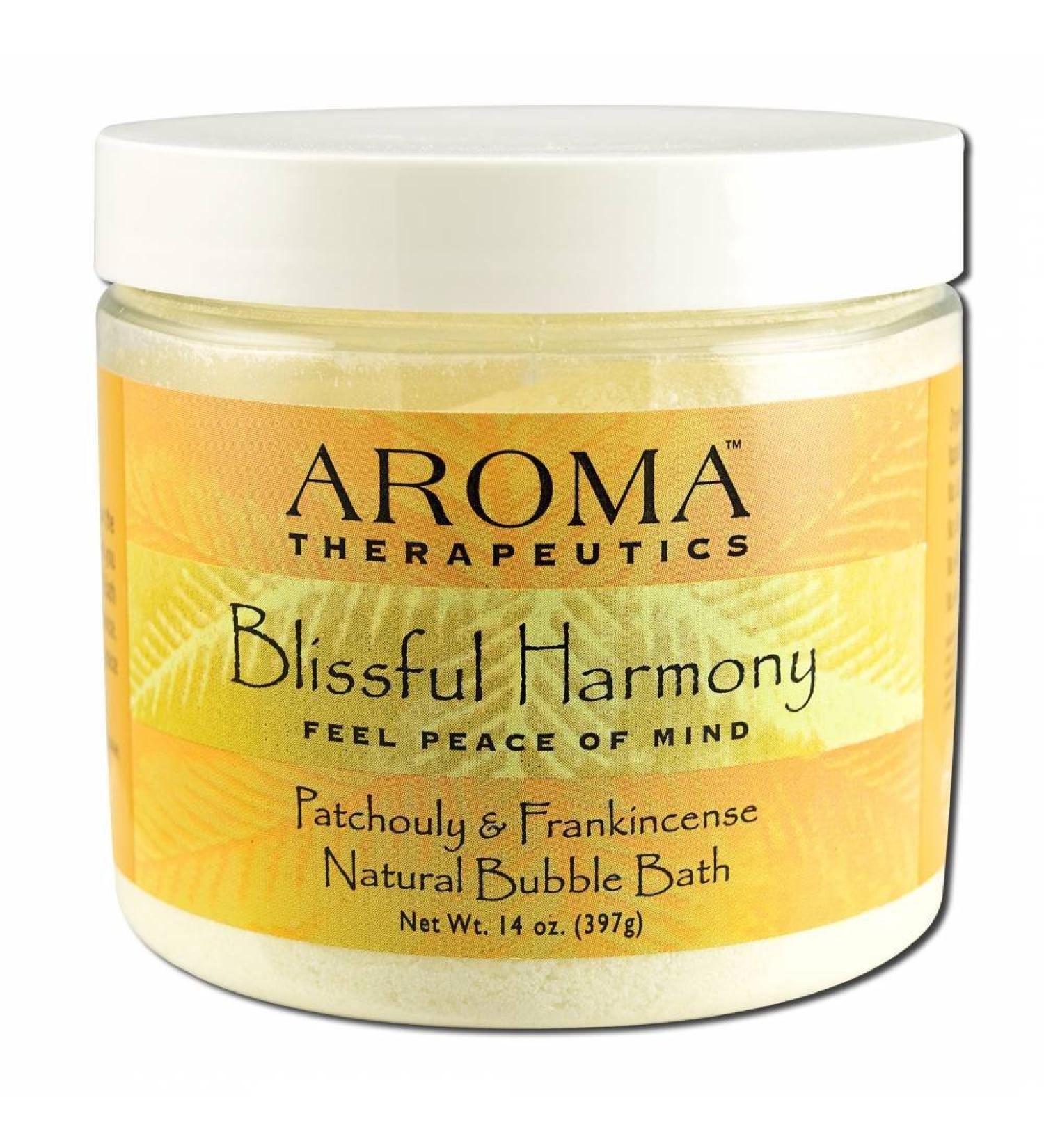 Abra Therapeutics Natural Bubble Bath Blissful Harmony Patchouli & Frankincense 14 oz (397 g)