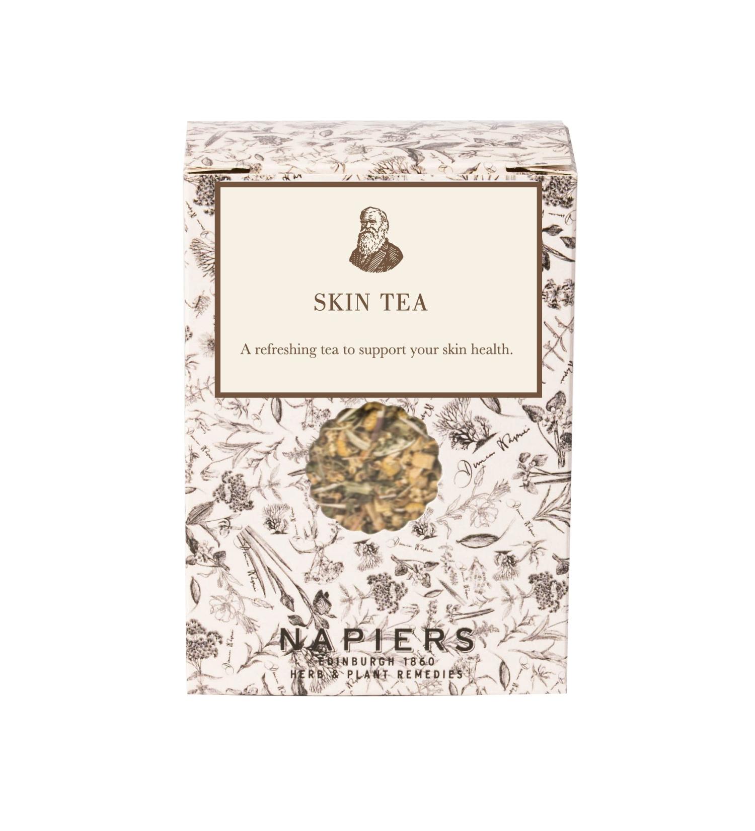 Napiers Skin Tea | Loose Leaf Tea | Herbal Blend for Skin Health | 100g - Buy Online on SooperMarket.com