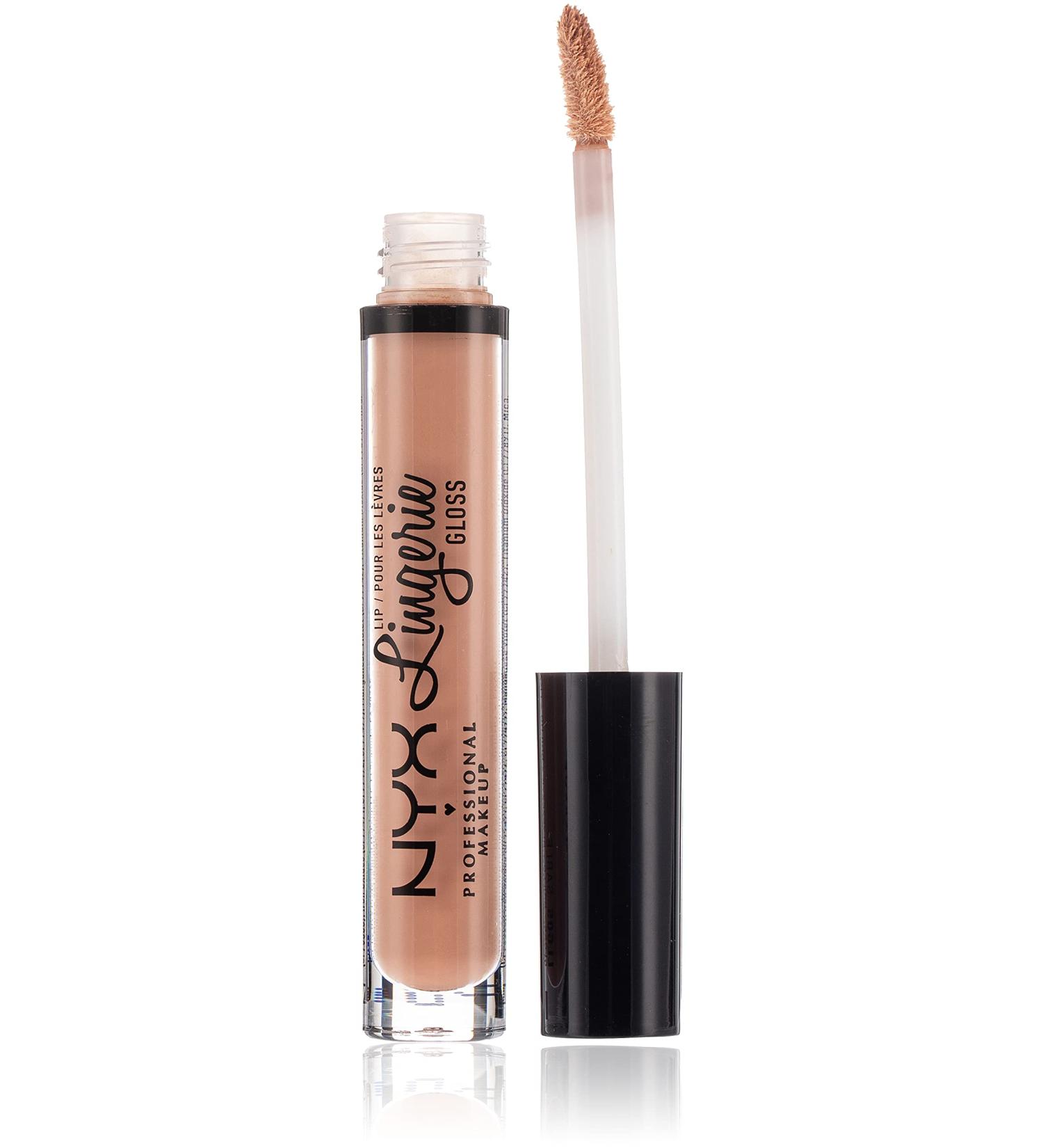 NYX Lip Lingerie Gloss in Sable - Mid-Tone Beige, 0.11 oz (Pack of 1) - Buy Online on SooperMarket.com