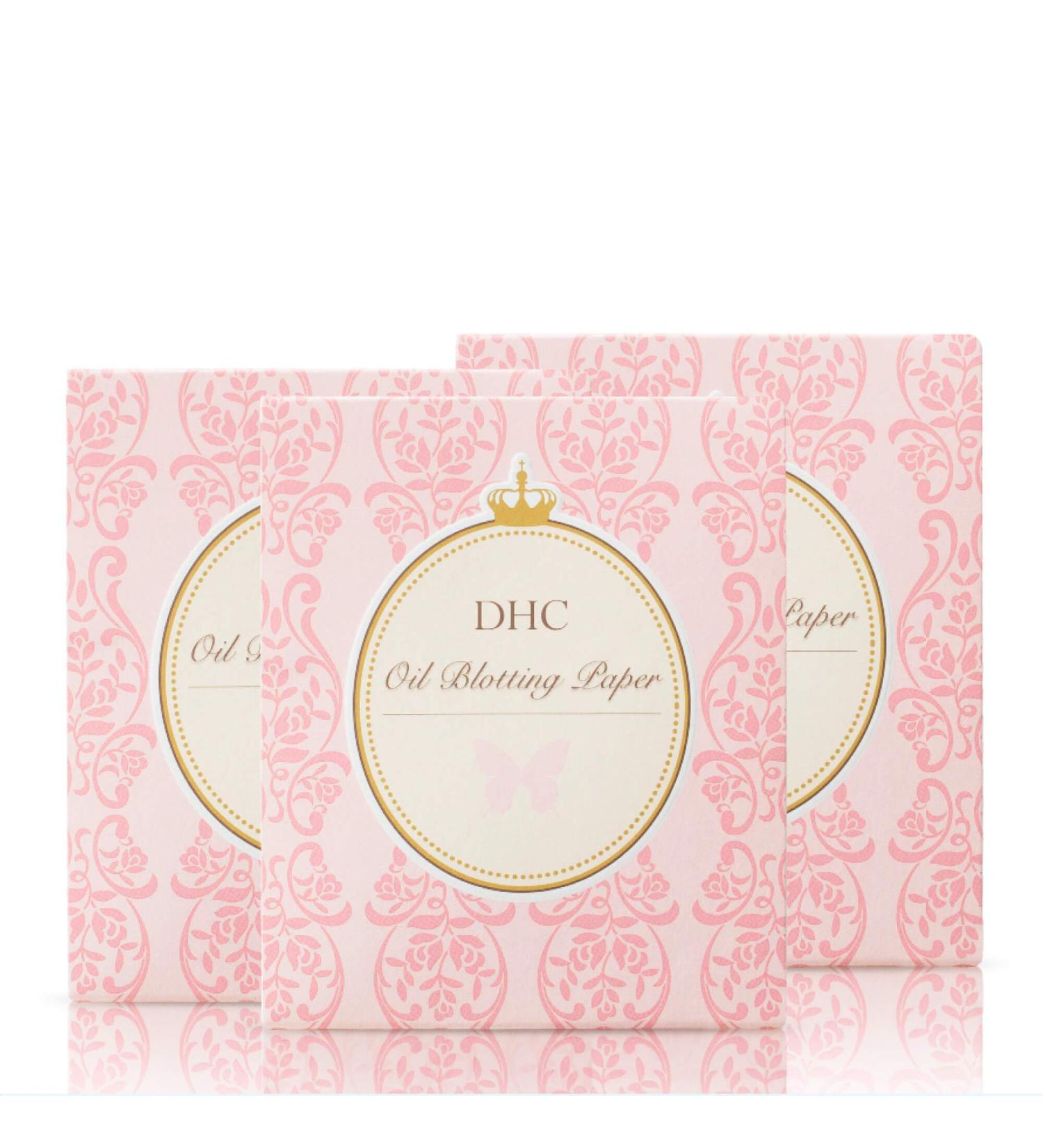 DHC Blotting Paper Pack of 3 (300 sheets) - Oil Absorbing Sheets for Shine-Free Skin - Buy Online on SooperMarket.com