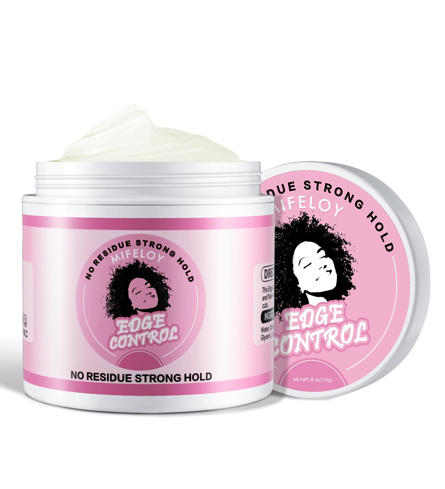 Edge Control Wax 4 oz - Women's Hair Pomade for Smoothing Flyaways and Frizz - Long Lasting Styling Gel with Strong Hold - Non-greasy Hair Glue - Ideal for Wigs - Buy Online on SooperMarket.com