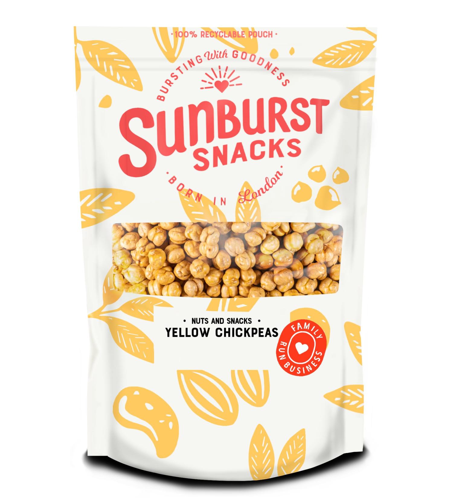 Sunburst Double Roasted Chickpeas 500g - Oil and Salt Free - Buy Online on SooperMarket.com