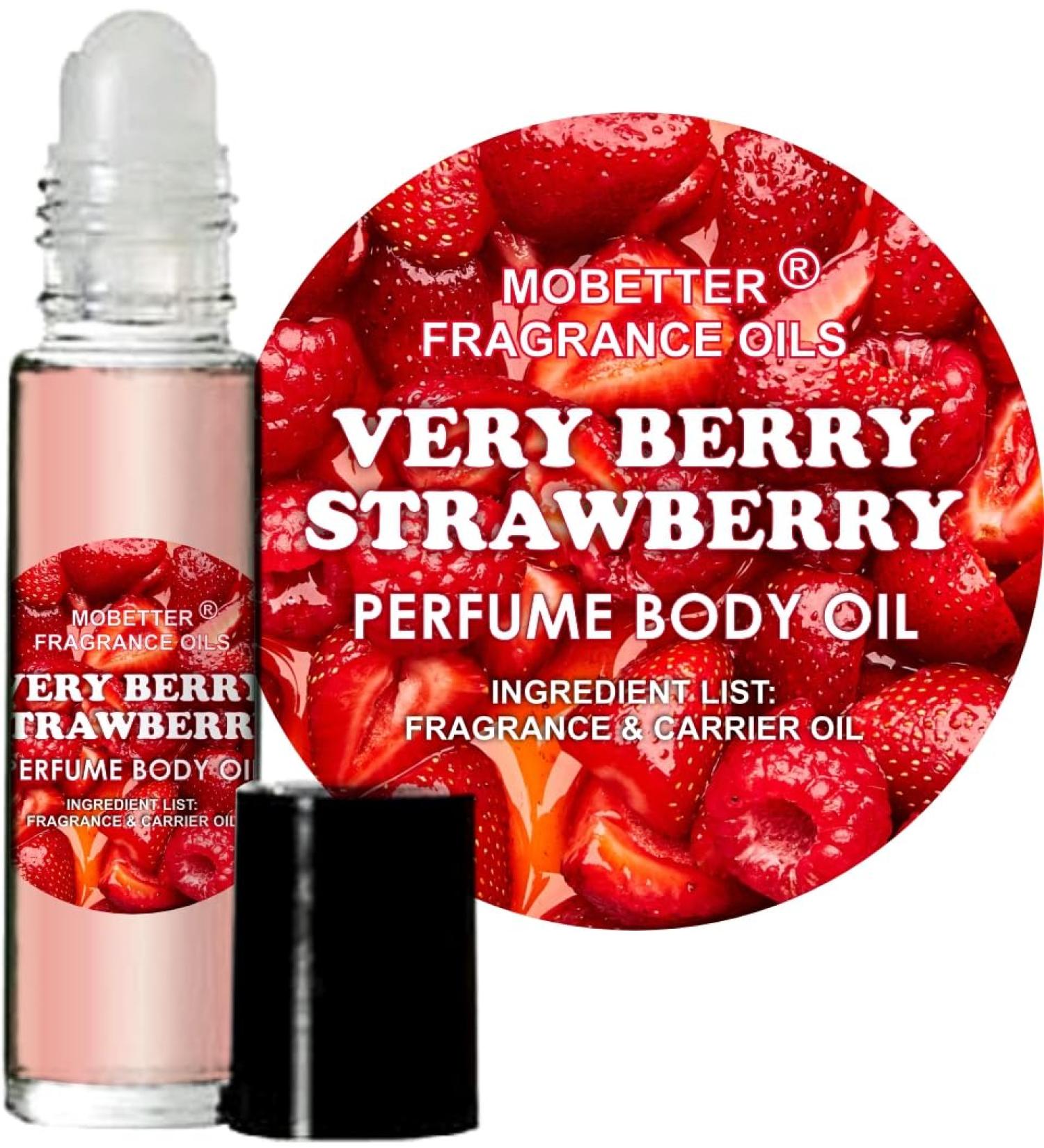 MOBETTER FRAGRANCE OILS Very Berry Strawberry Fragrance Body Oil Perfume