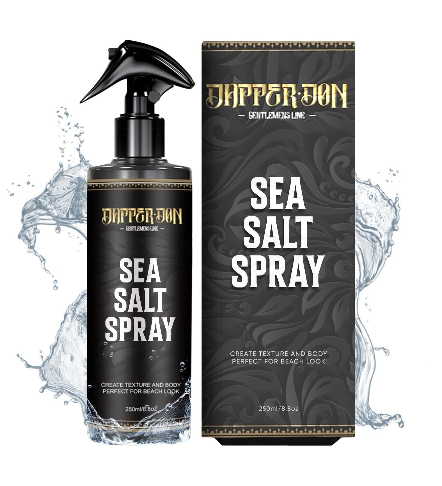 Dapper Don Sea Salt Styling Spray Added Texture & Thickness - Maximum Volume Sea Salt Spray | Leave-in for Body & Style | All Hair Types Medium Hold (8.8 floz) - Buy Online on SooperMarket.com