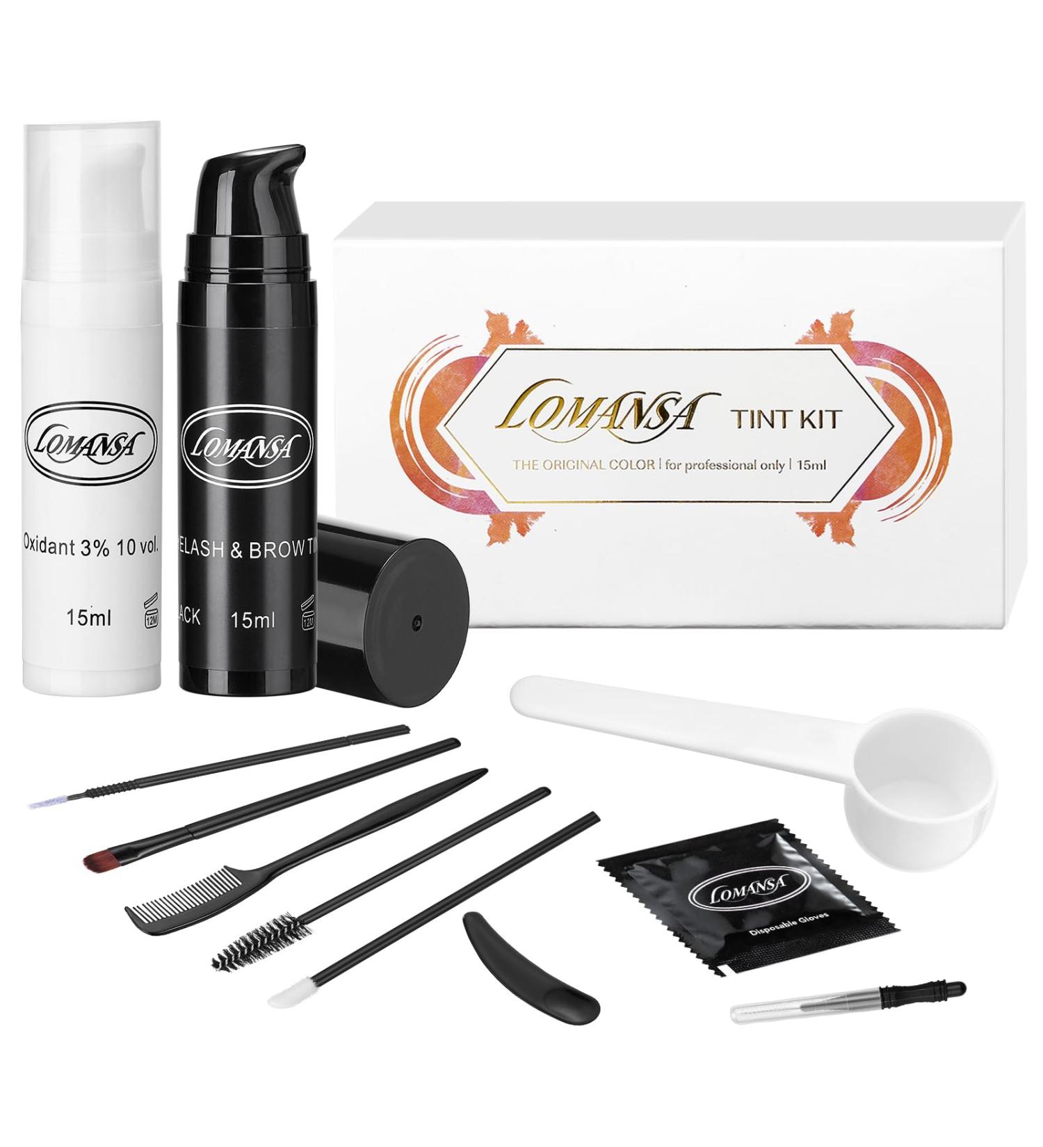 Lash Tint Eyelash Tint Kit - Professional Natural Black Color for Salon & Home Use | 30 Applications - Buy Online on SooperMarket.com