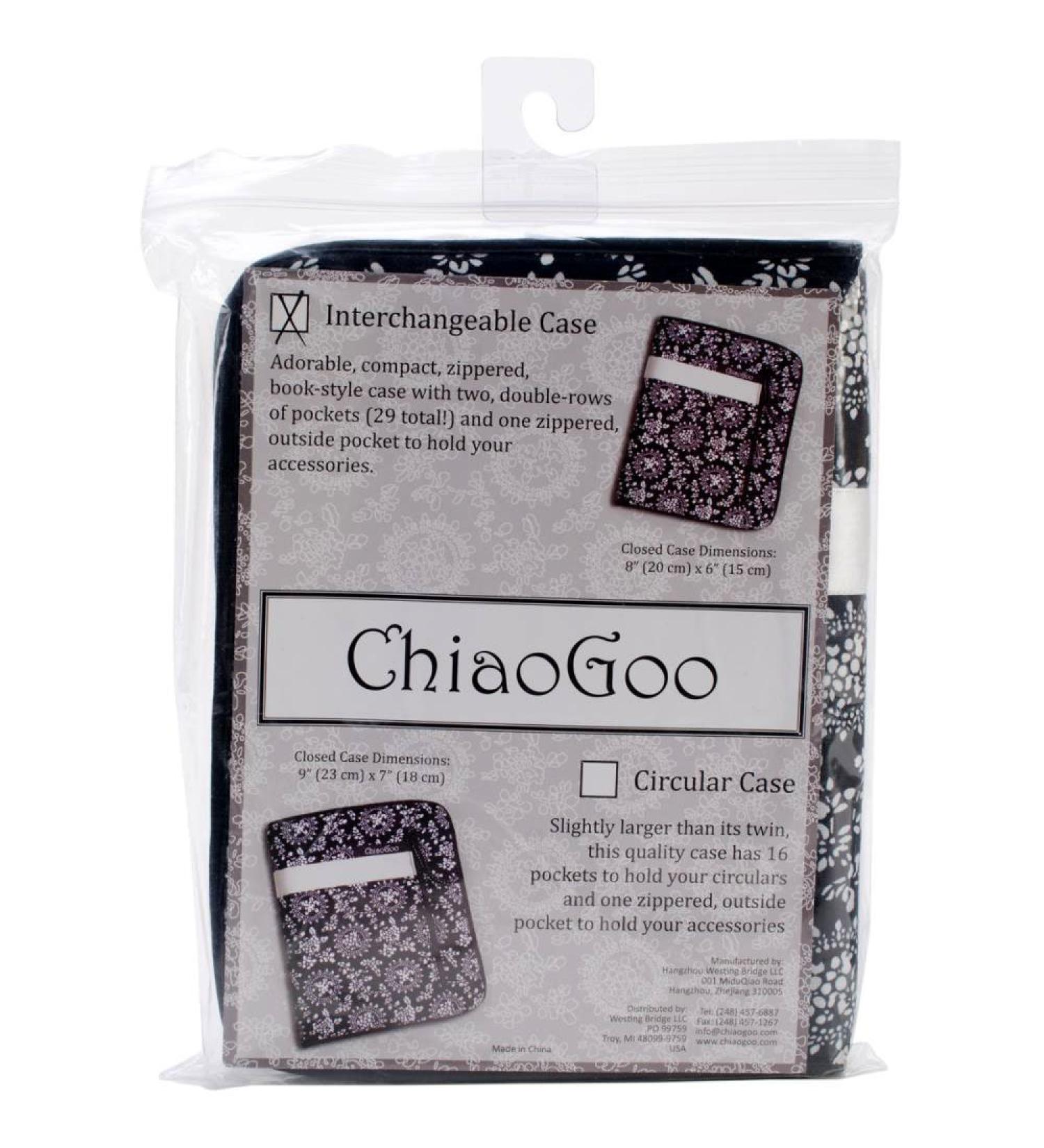 CHIAOGOO Interchangeable Needle Case - Empty White Ribbon