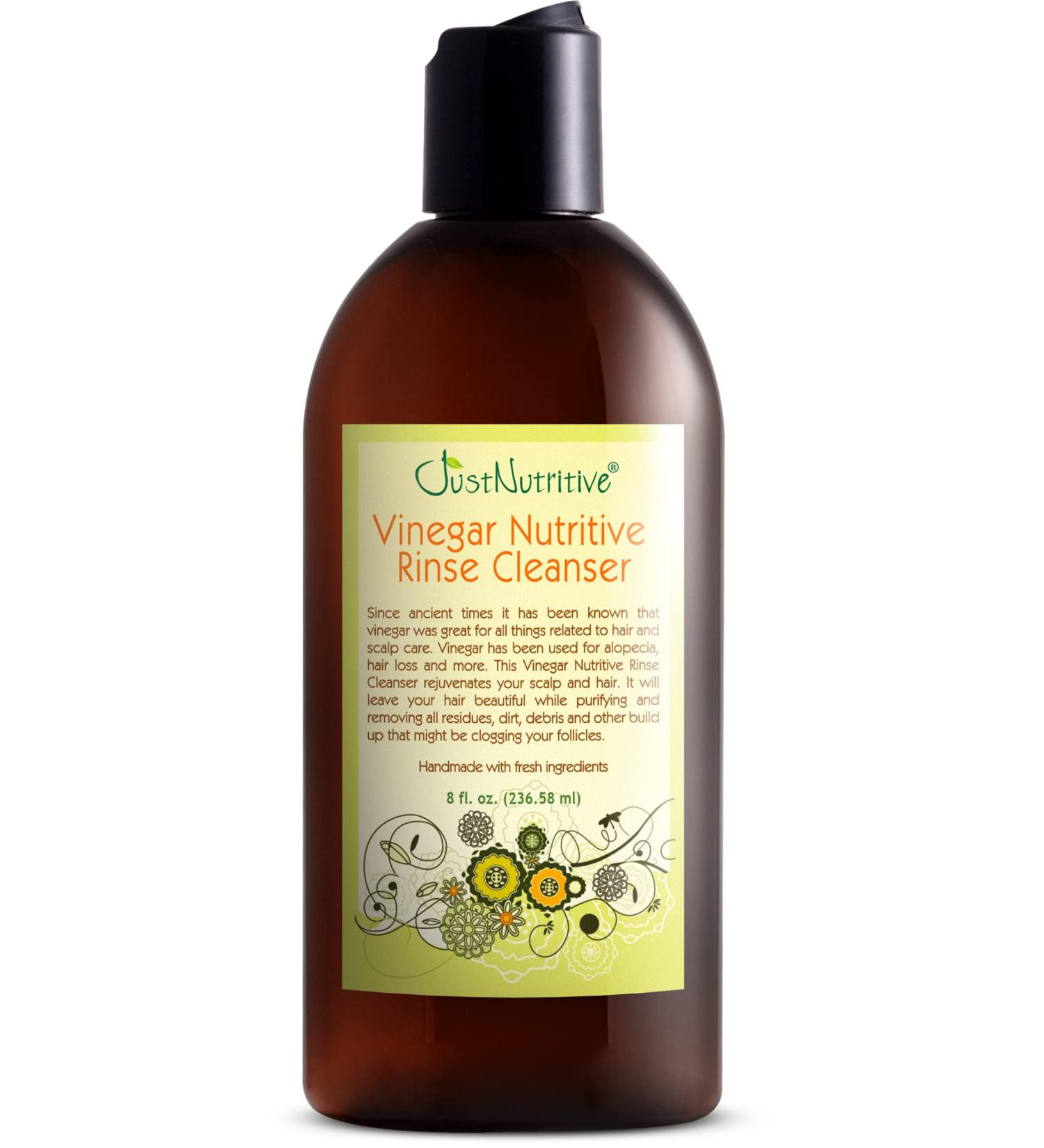 Vinegar Nutritive Rinse - Natural Hair Care for Revitalizing Hair & Scalp | Prevent Hair Loss | Just Nutritive 8 Oz - International Shipping Available - Buy Online on SooperMarket.com