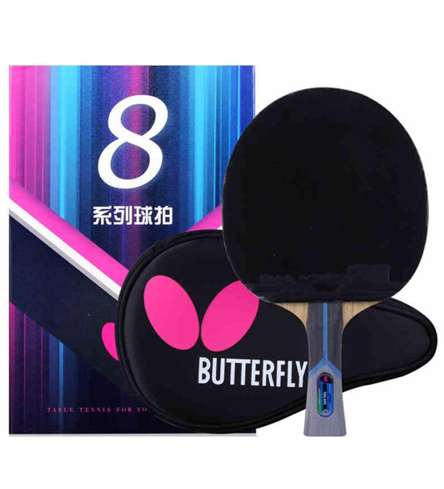 Ping Pong Paddle by Butterfly | 802 Ping Pong Paddle Set | Butterfly Ping Pong Paddle Case | Arylate Carbon Table Tennis Racket with Table Tennis Racket Case | Professional Table Tennis Racket Set - Buy Online on SooperMarket.com