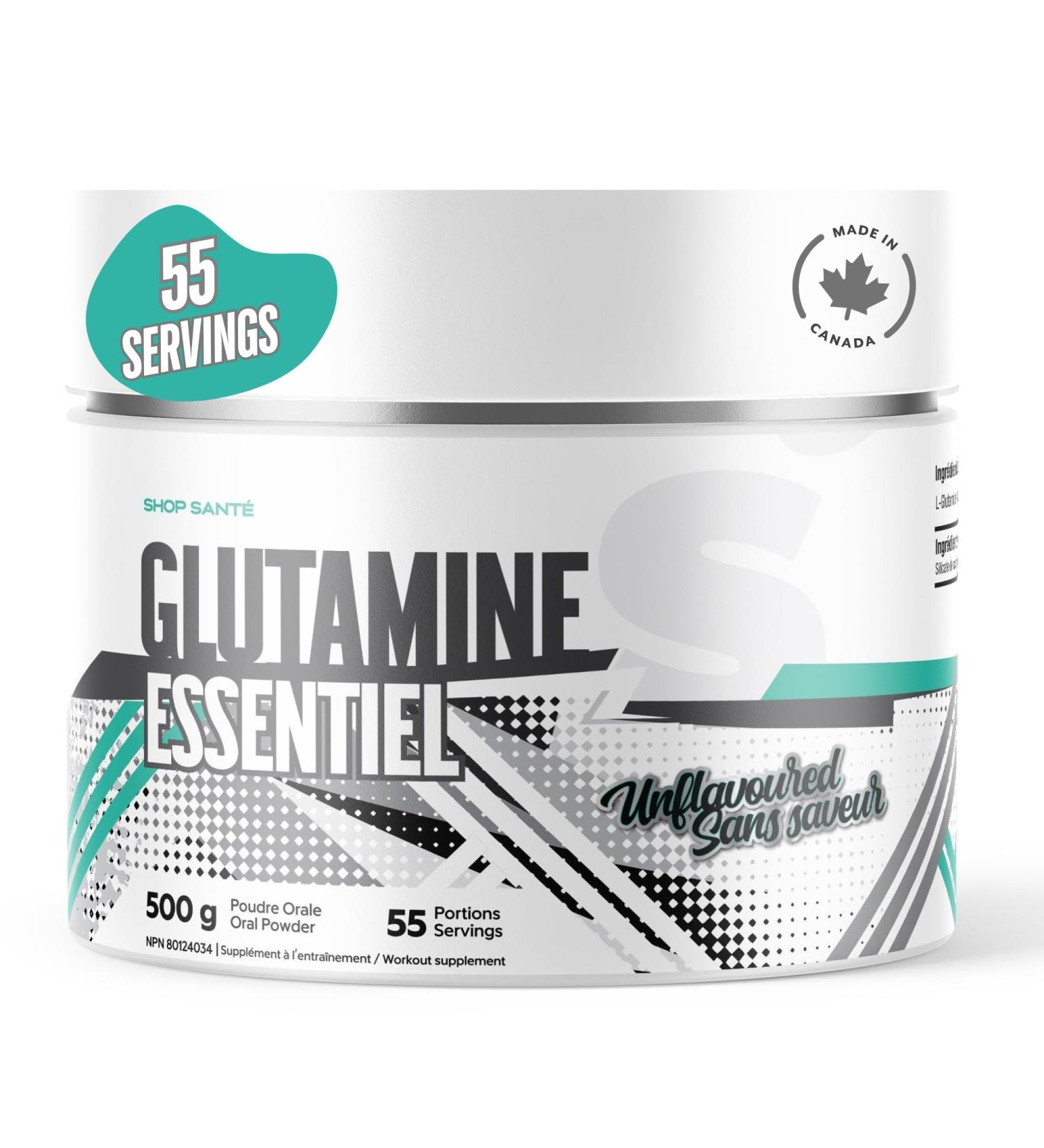 Shop Sante Essentiel Glutamine 500g | 55 Servings Unflavoured | Supports Immune System Detox & Boosts Physical Performance - Buy Online on SooperMarket.com