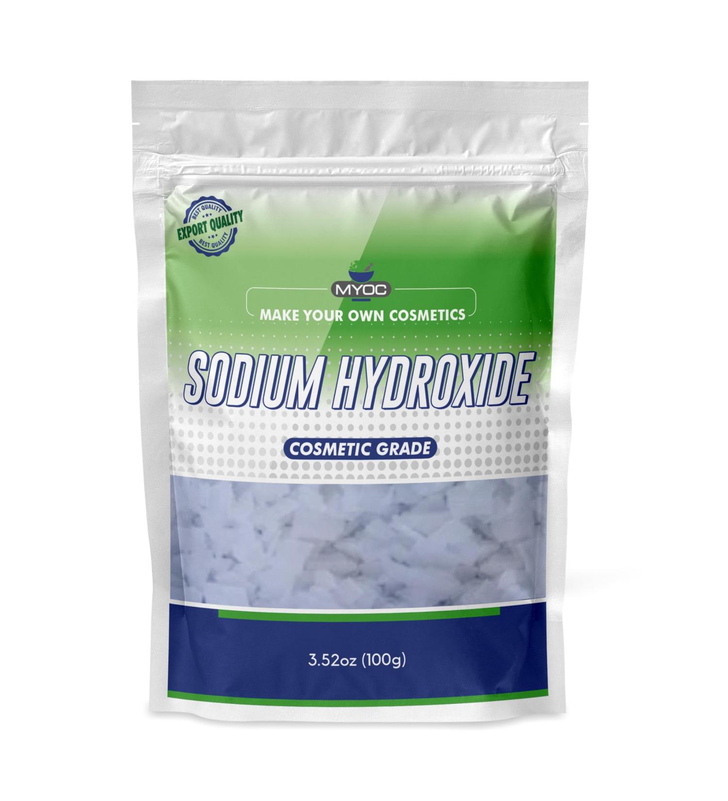 MYOC Sodium Hydroxide flakes 17.63oz (500gm) Sodium Hydroxide for soap Making Cosmetics Make up Beauty and Personal Care Products. 500 gm - Buy Online on SooperMarket.com
